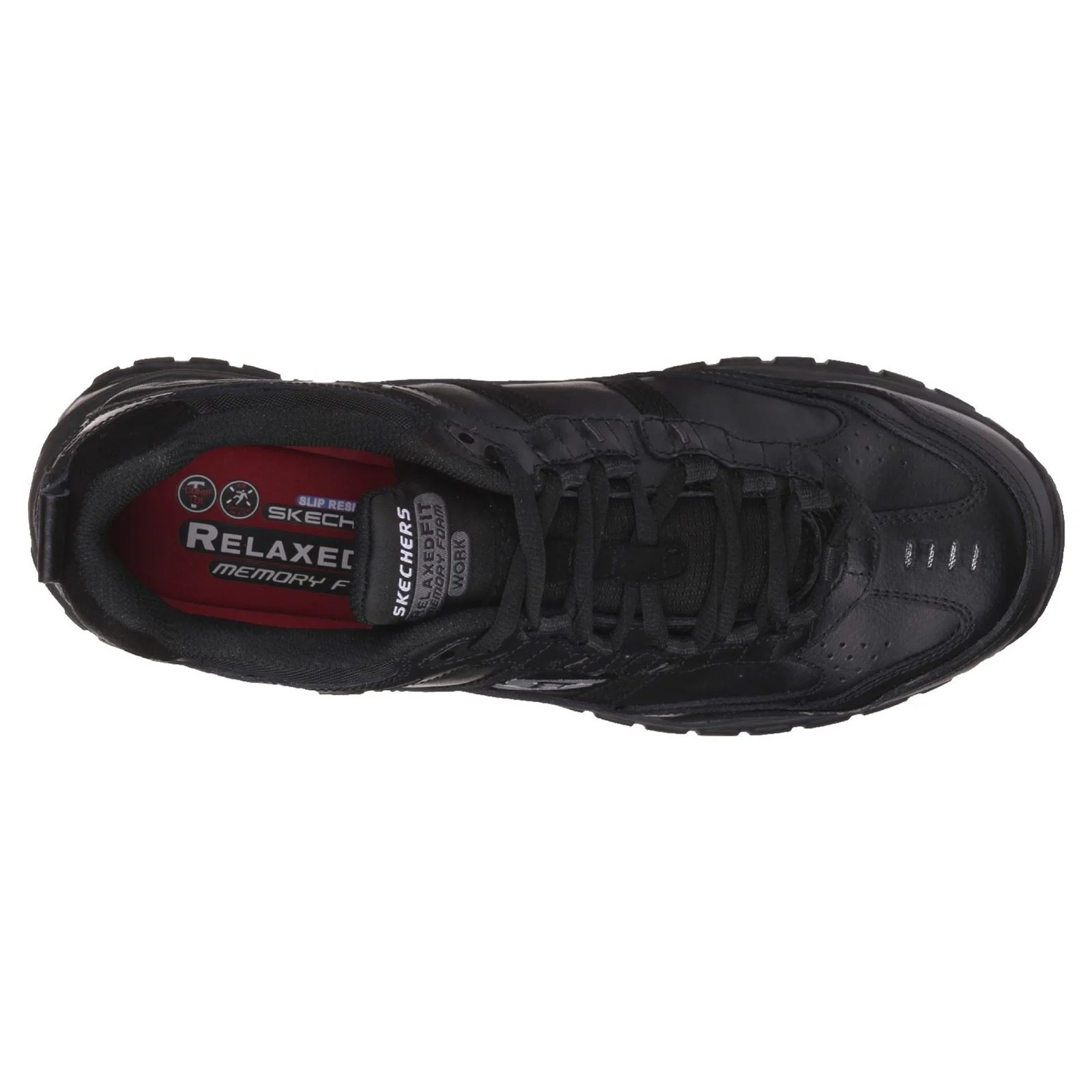 Skechers Workwear Soft Stride - Grinnell Suede Men's Black Safety Trainers - Image 6