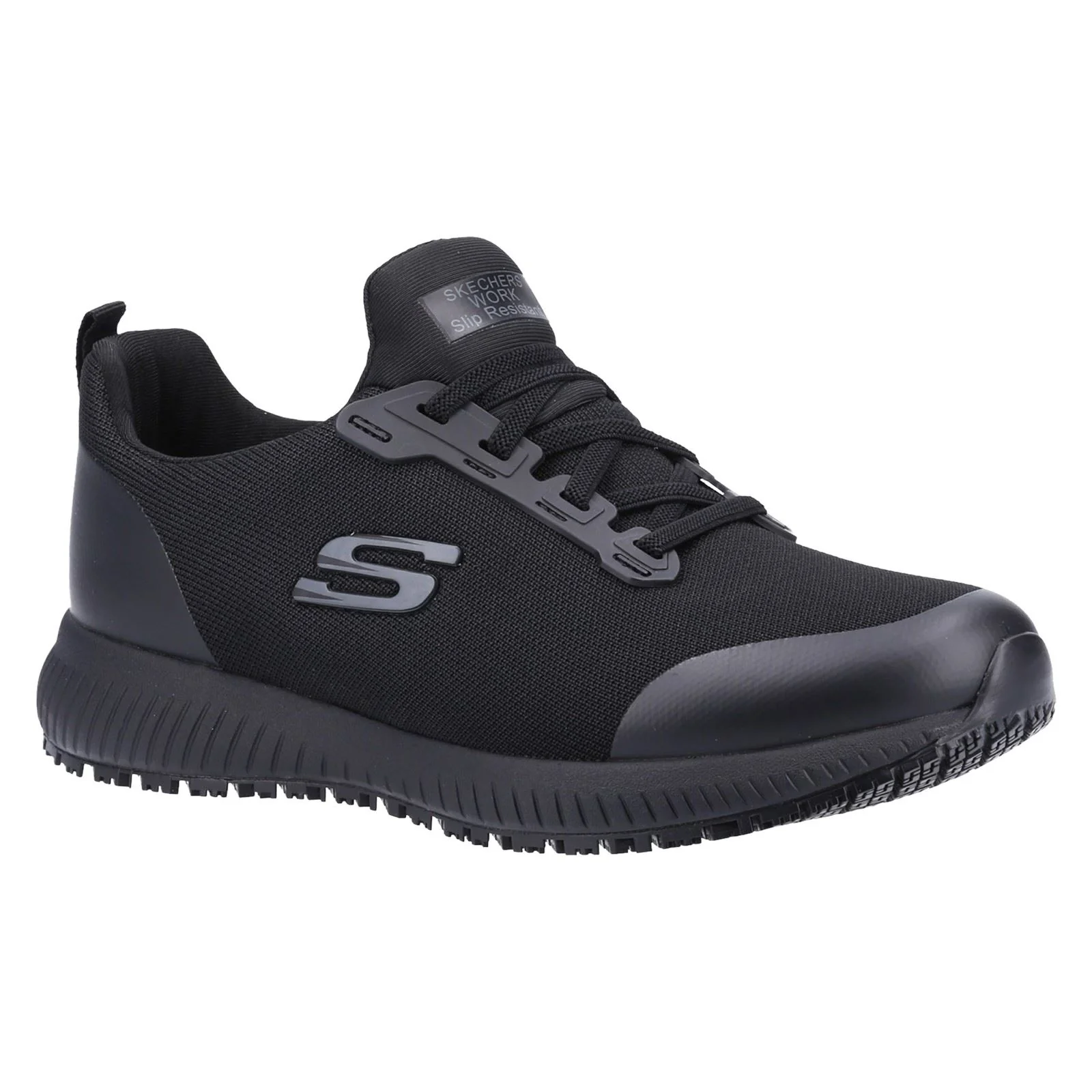 Skechers Workwear Squad Sr Wide Textile Women's Black Safety Trainers - Image 5