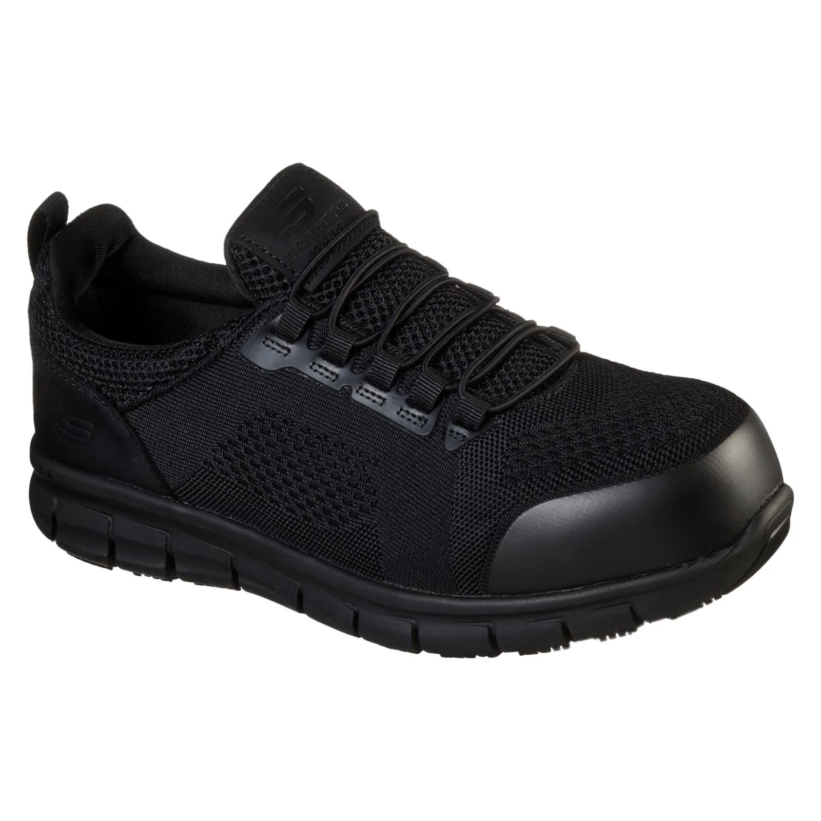 Skechers Workwear Synergy Omat Men's Black Safety Trainers - Image 7