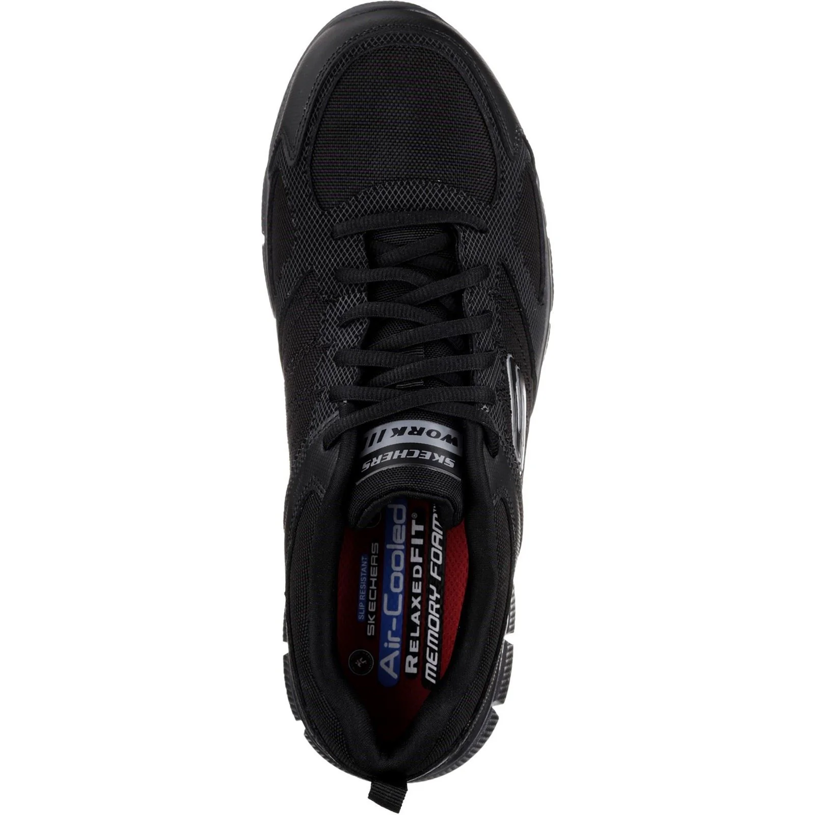 Skechers Workwear Telphin Sanphet Leather Men's Black Safety Trainers - Image 4