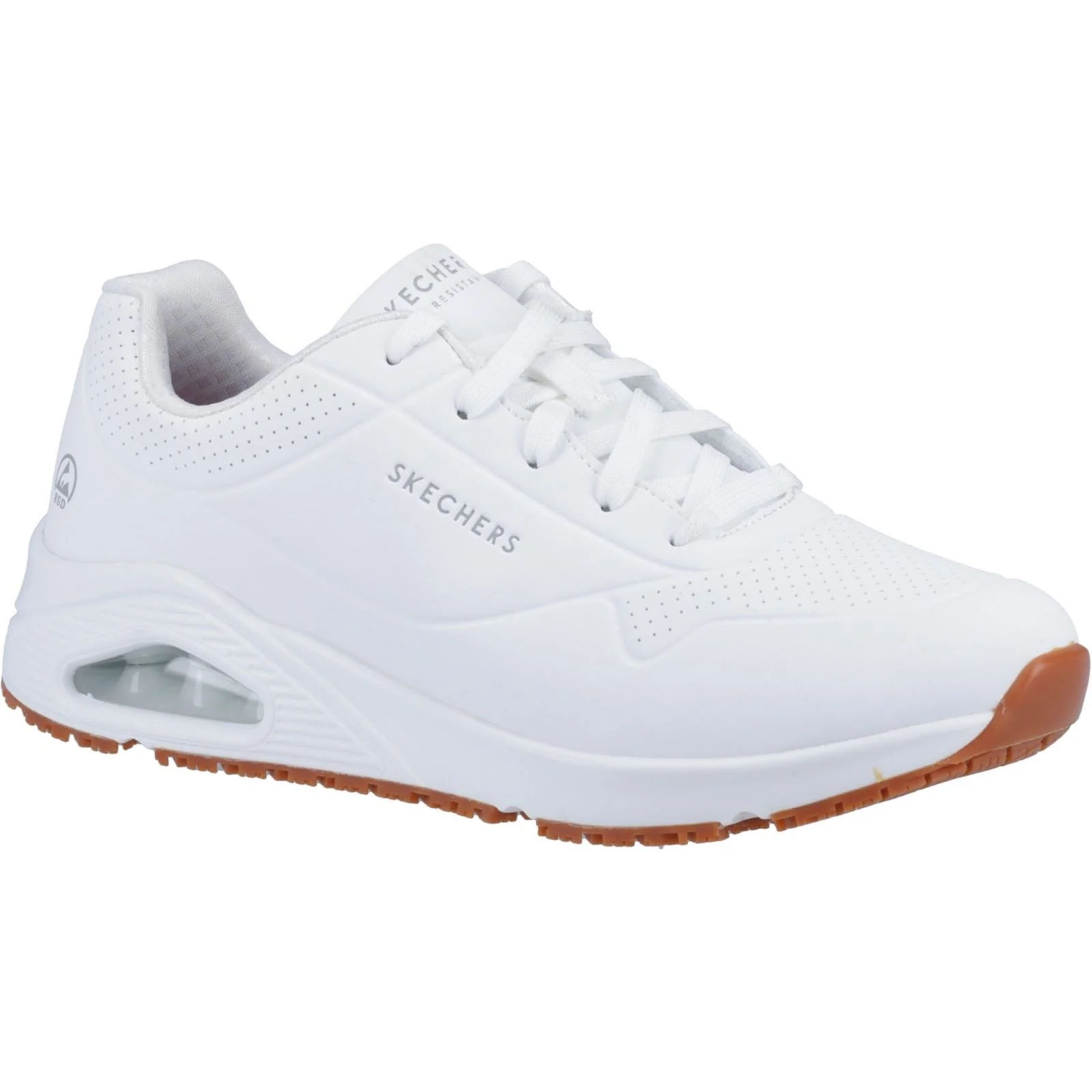 Skechers Workwear Work Relaxed Fit: Uno SR - Sutal Men's White Safety Trainers
