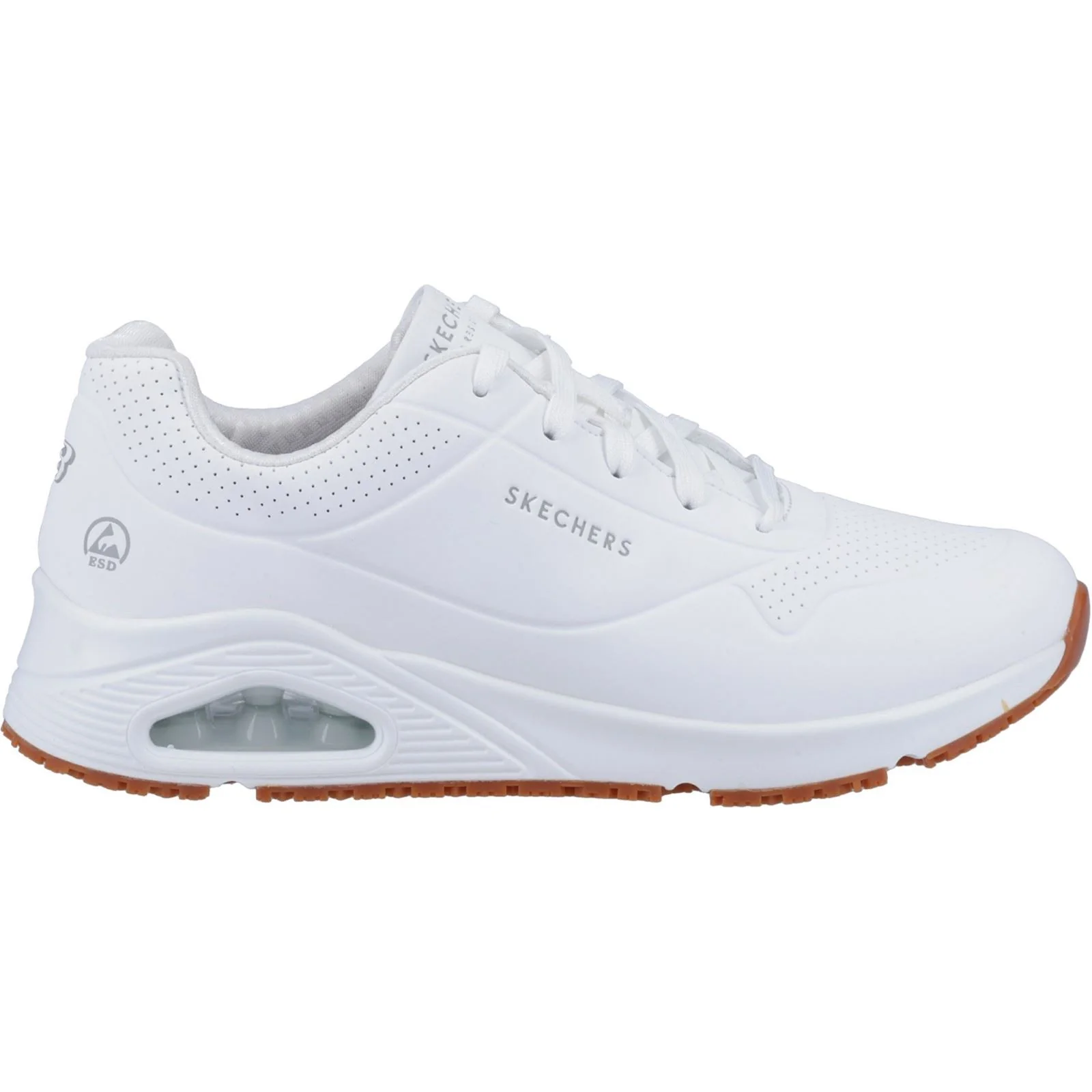 Skechers Workwear Work Relaxed Fit: Uno SR - Sutal Men's White Safety Trainers - Image 6