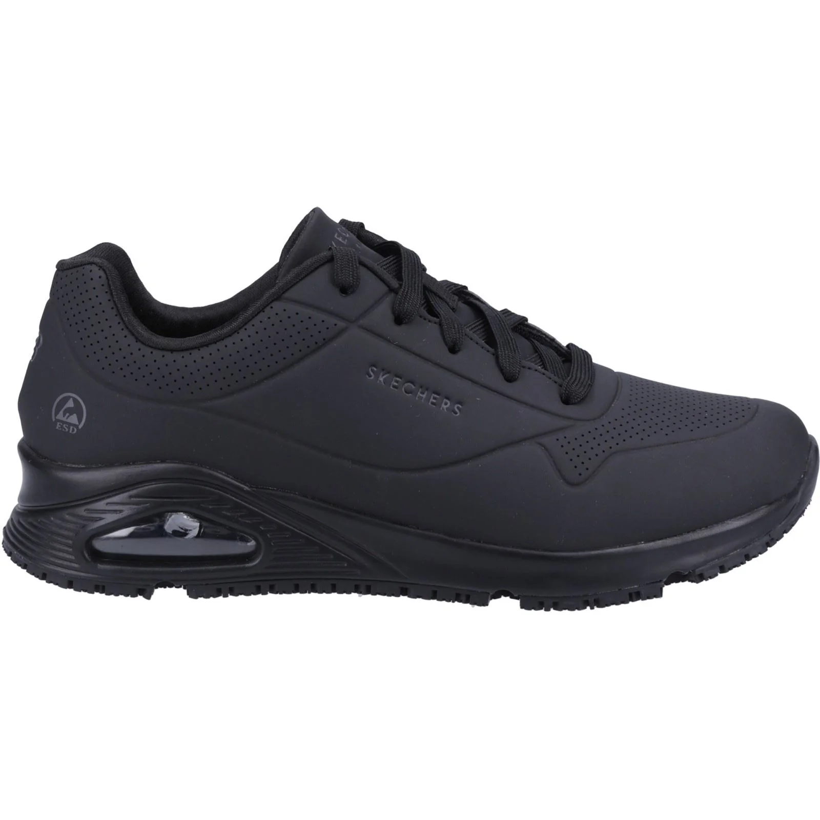 Skechers Workwear Work Relaxed Fit: Uno SR Women's Black Safety Trainers - Image 4