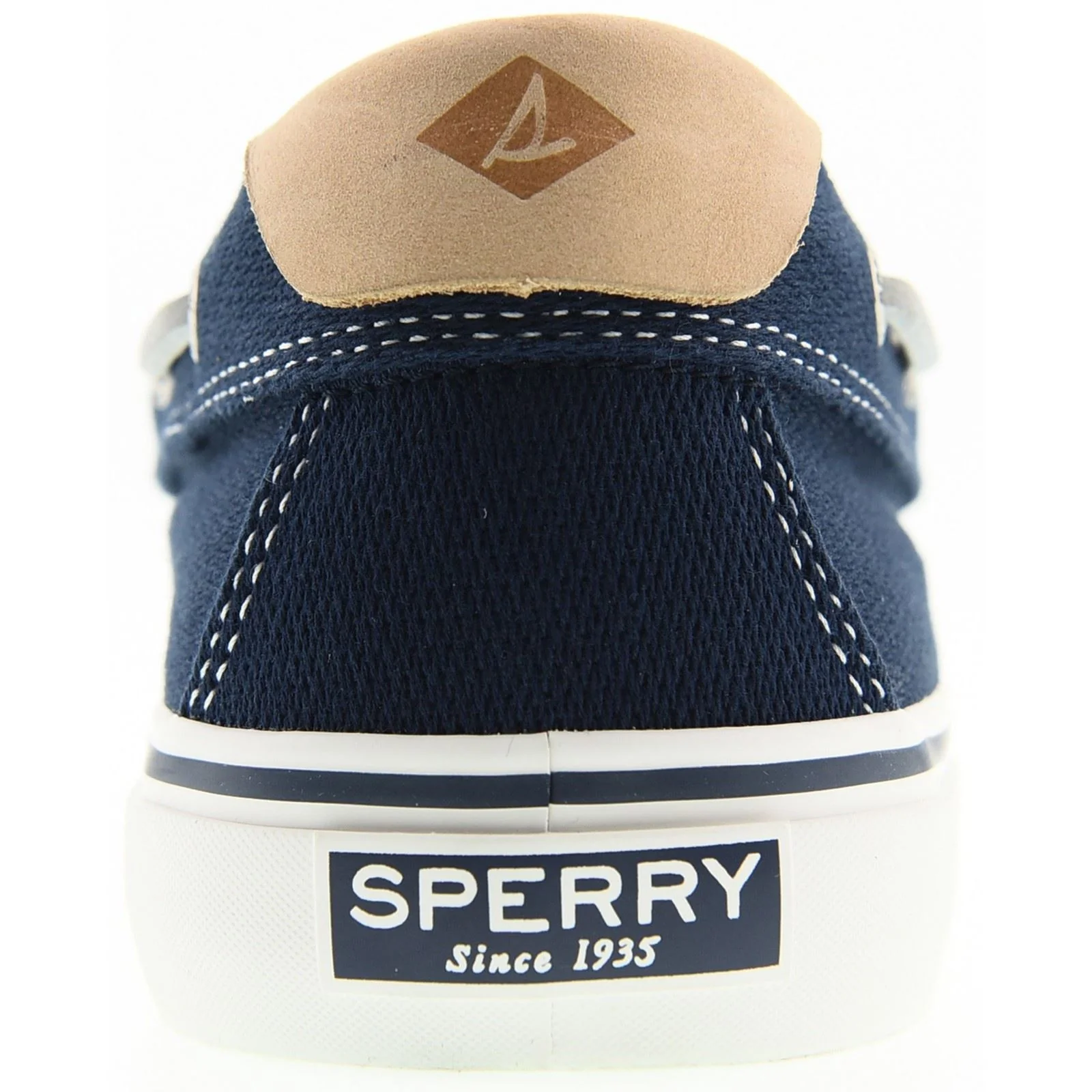 Sperry Helm 2-Eye Textile Men's Navy Boat Shoes - Image 2