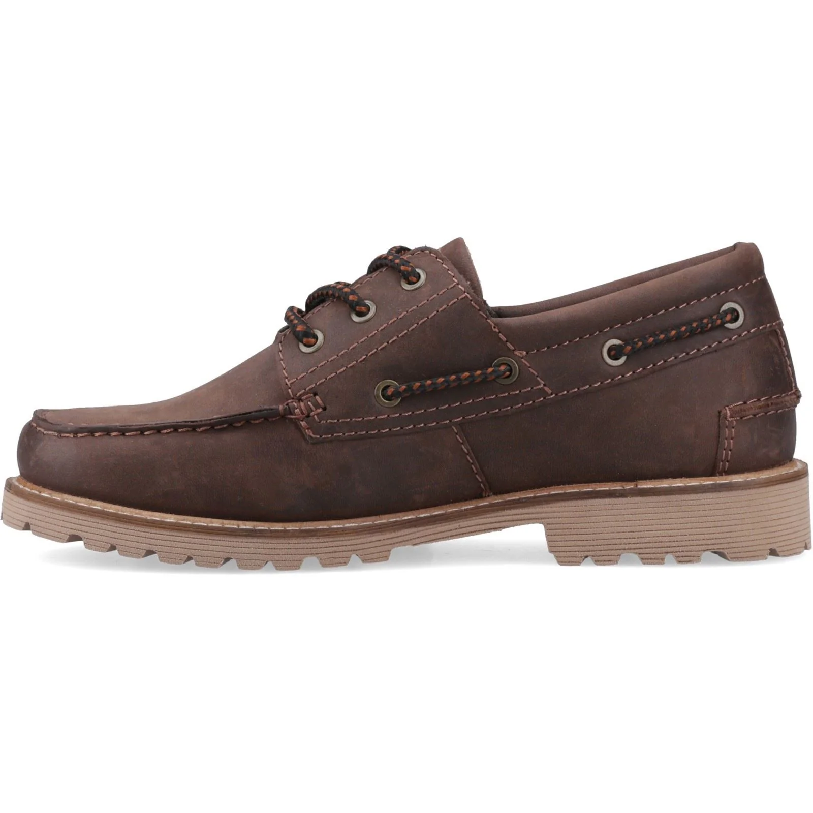Sperry Houston Leather Men's Brown Boat Shoes - Image 4