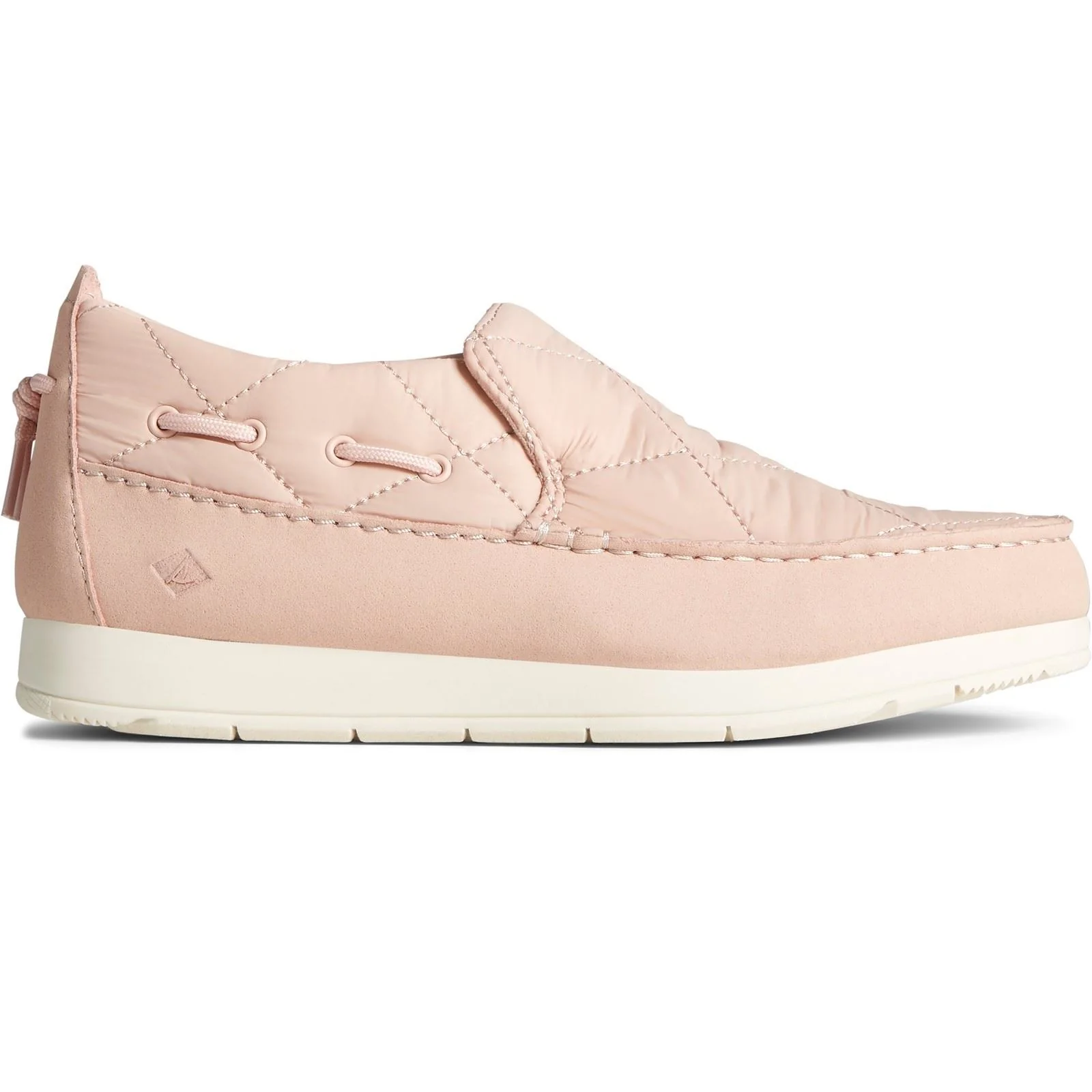 Sperry Women's Moc-Sider Nylon Slip On in Blush - Image 3