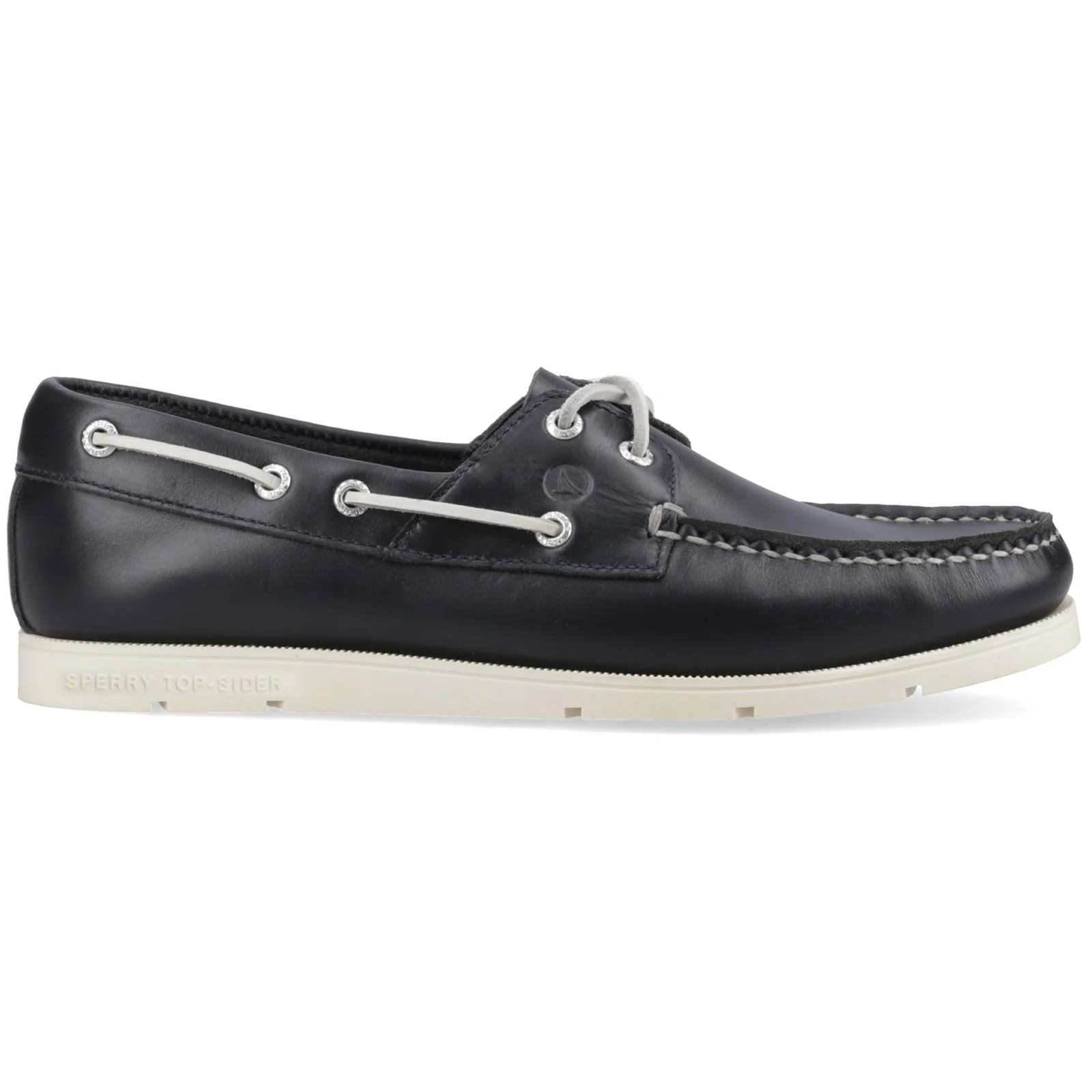 Sperry Oakland 2 Eye Boat Leather Men's Navy Boat Shoes - Image 5