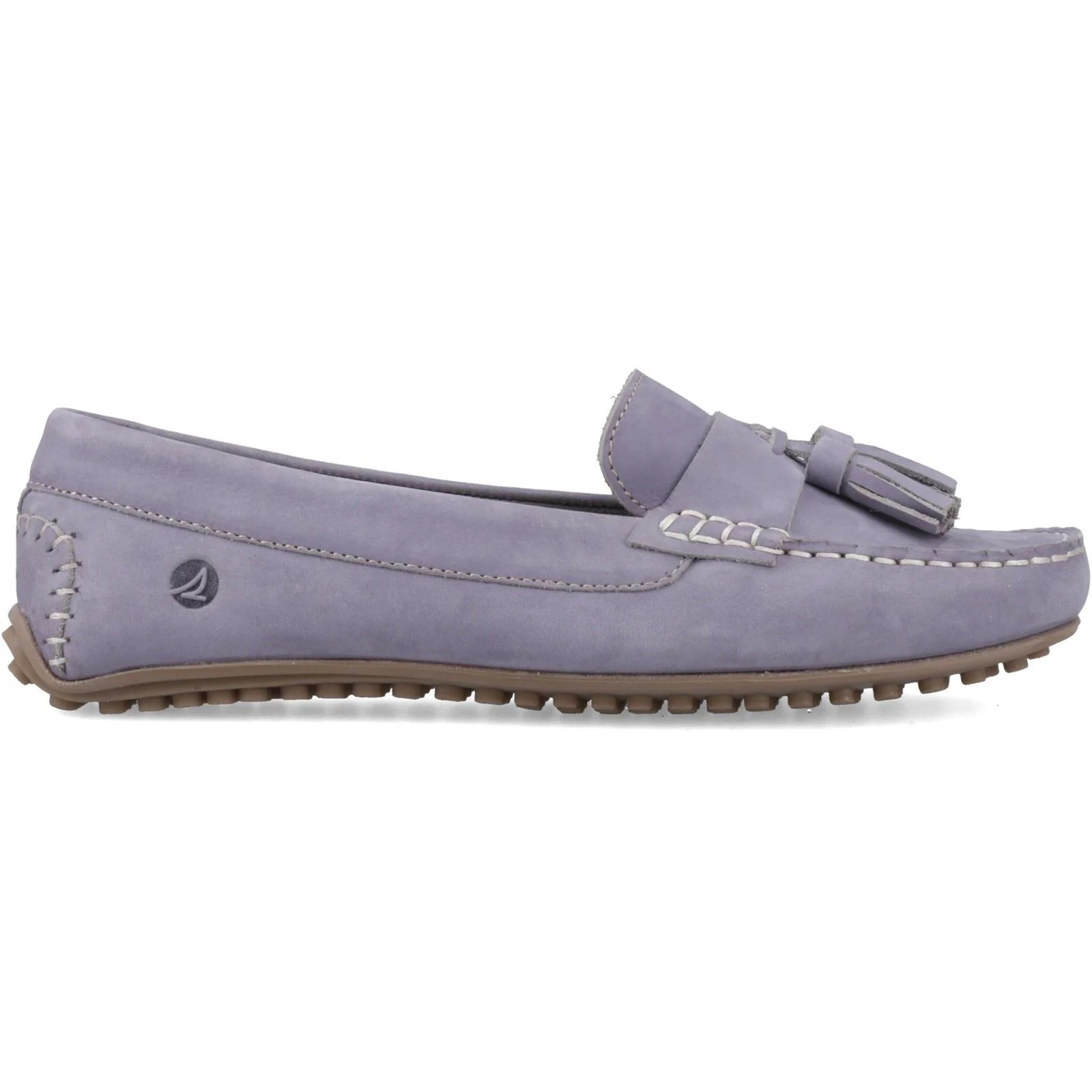 Sperry Salvador Slip On Nubuck Women's Lilac Moccasins Shoes - Image 5