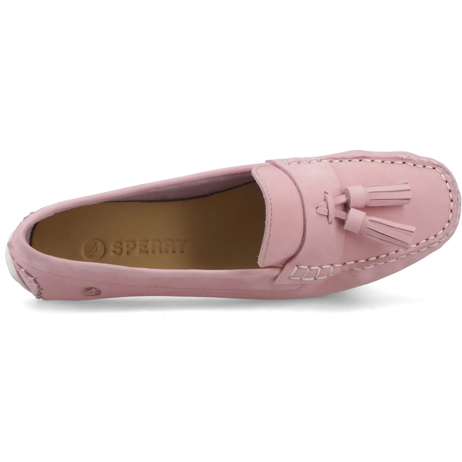 Sperry Salvador Slip On Nubuck Women's Pink Moccasins Shoes - Image 4