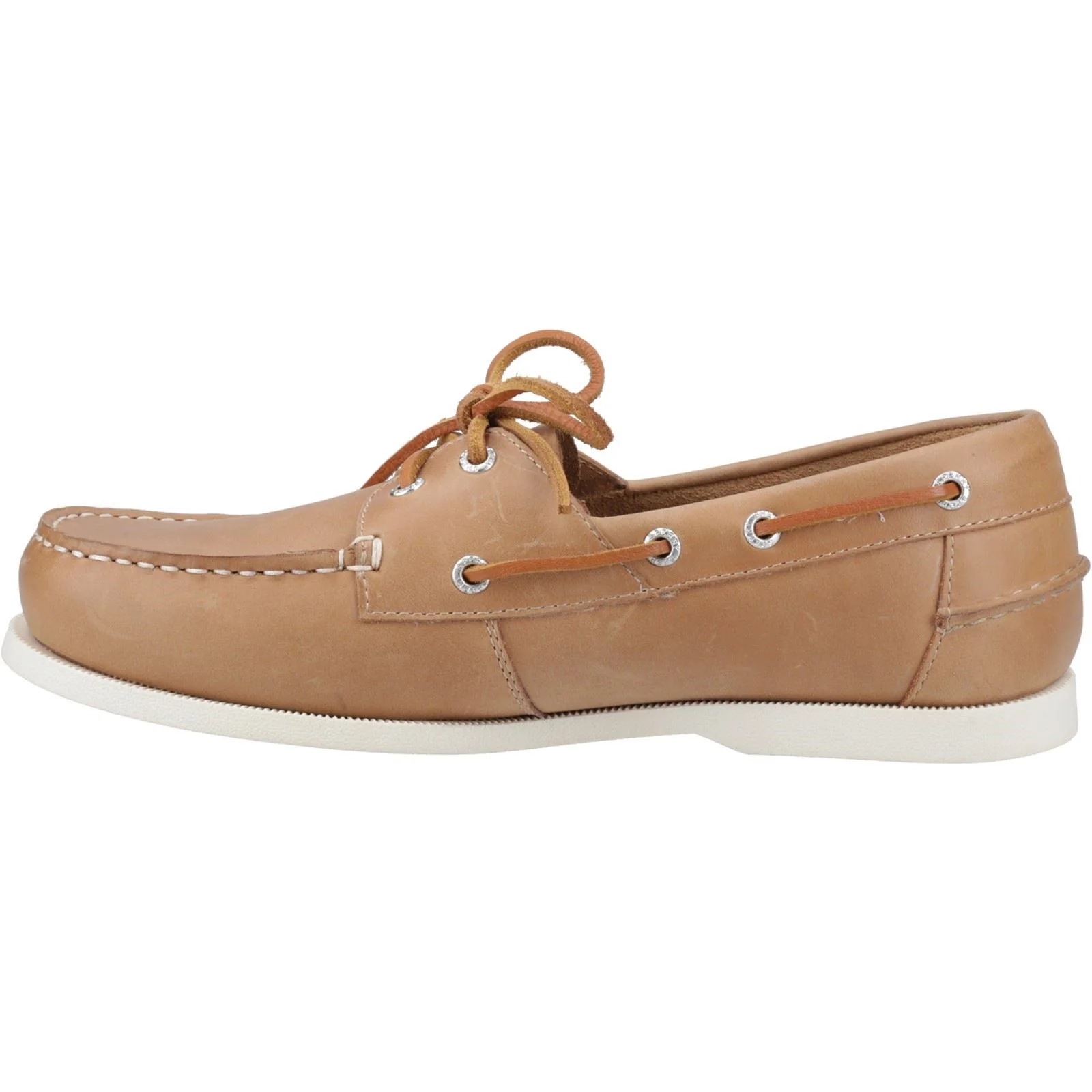 Sperry Tacoma Leather Men's Camel Boat Shoes - Image 4