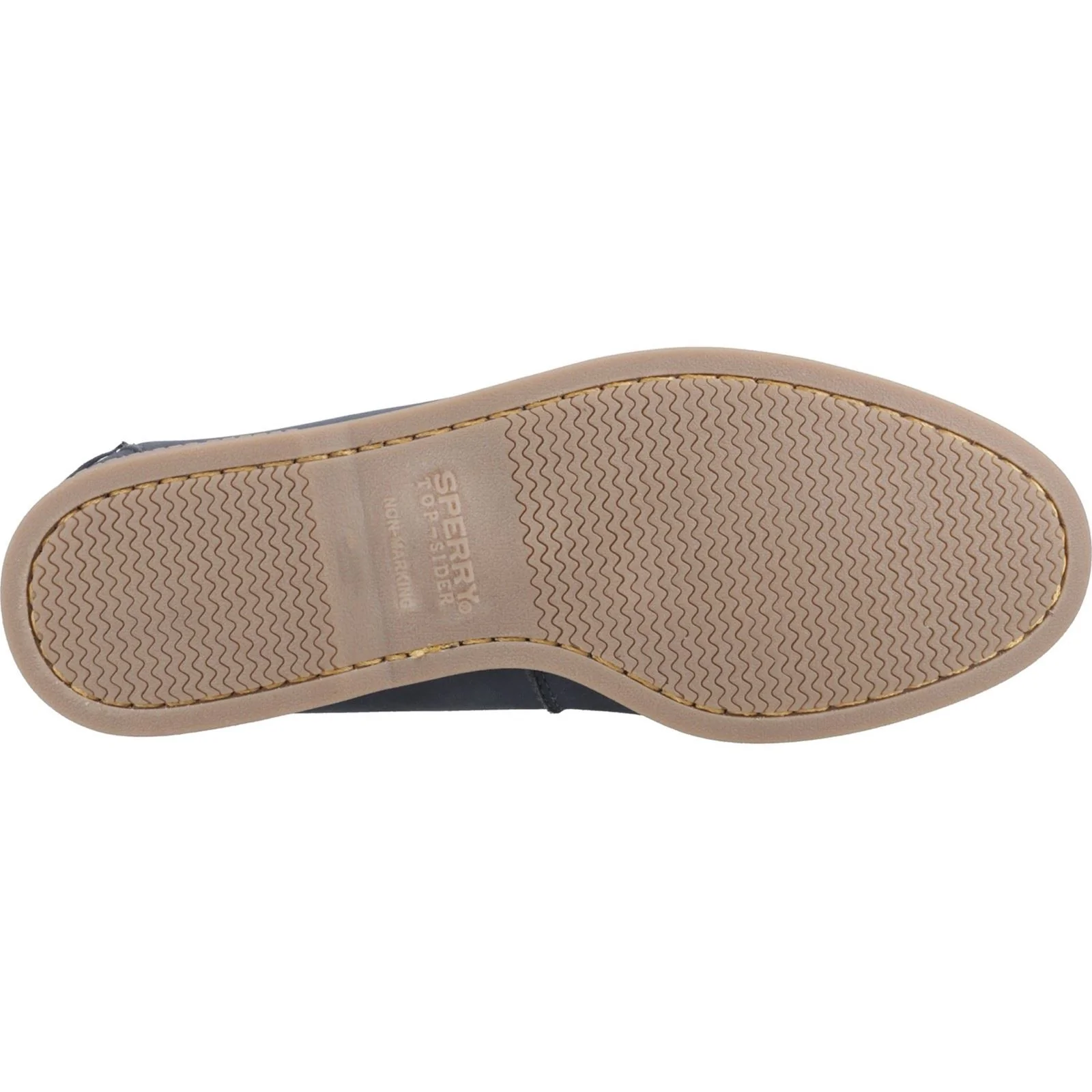 Sperry Tacoma Leather Men's Navy/Brown Boat Shoes - Image 3