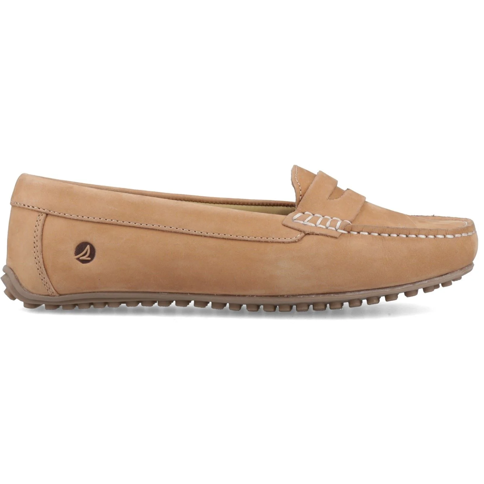 Sperry Tubarao Slip On Nubuck Women's Tan Moccasins Shoes - Image 5