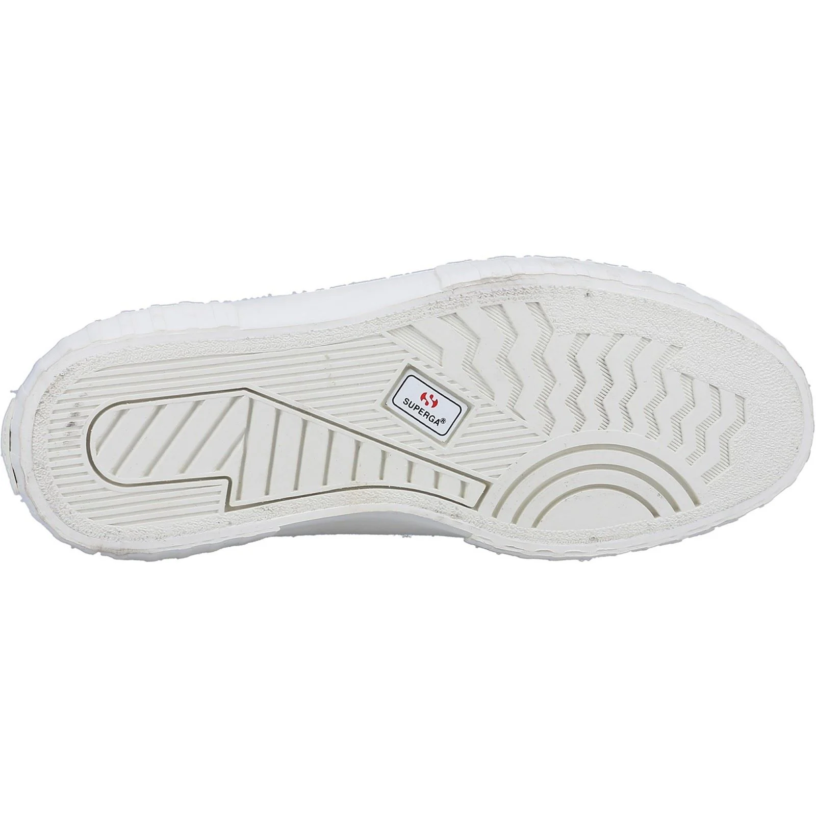 Superga Women's 2631 Calfhair Details Trainer in White Avorio/Leopard Spots - Image 3