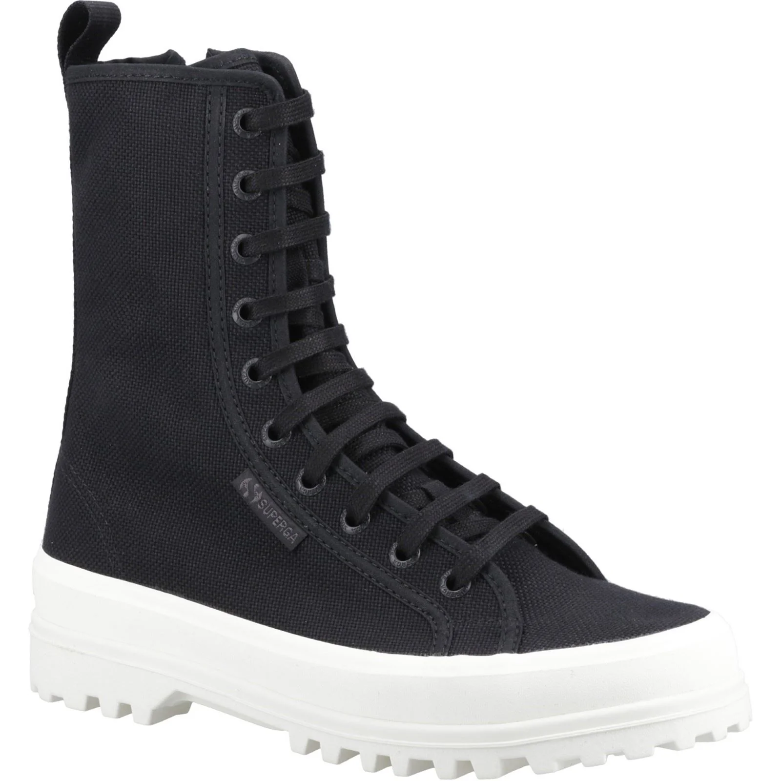 Superga Women's 2641 Alpina High Trainers in Black