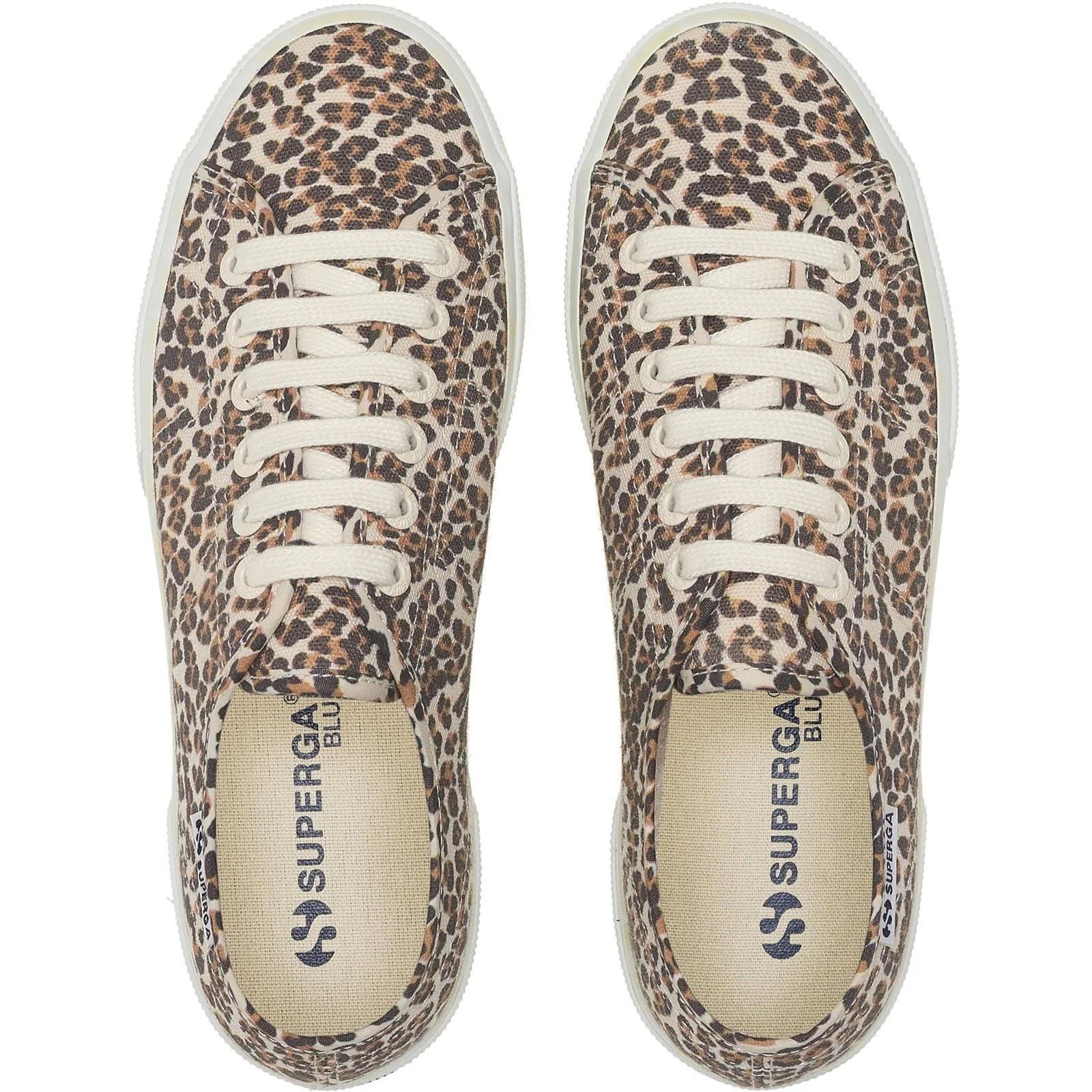 Superga 2740 Leopard Print Canvas Women's Leopard Trainers - Image 4