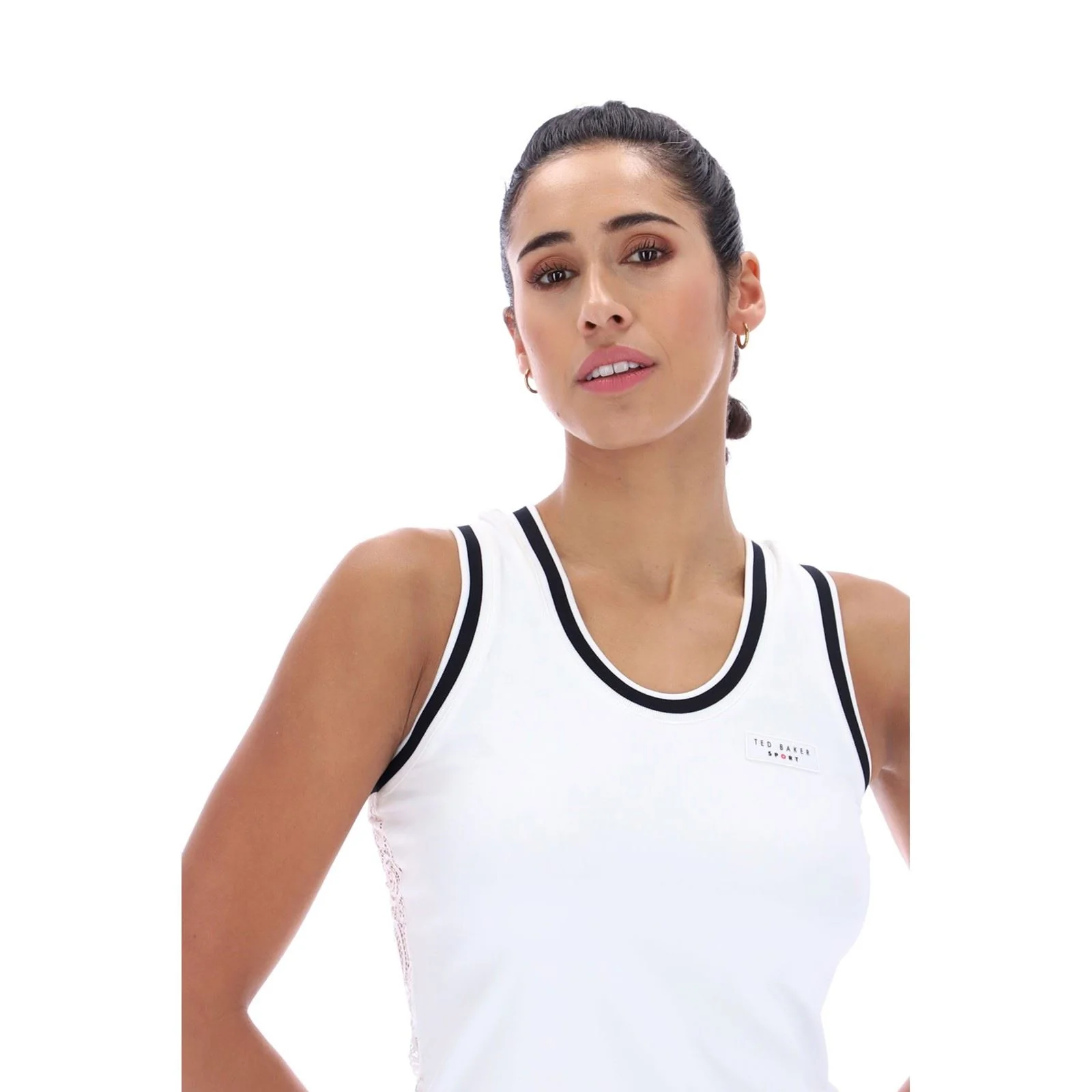 Ted Baker ANNABELLE TBWVS2623 Women's White Activewear Tank Tops - Image 5