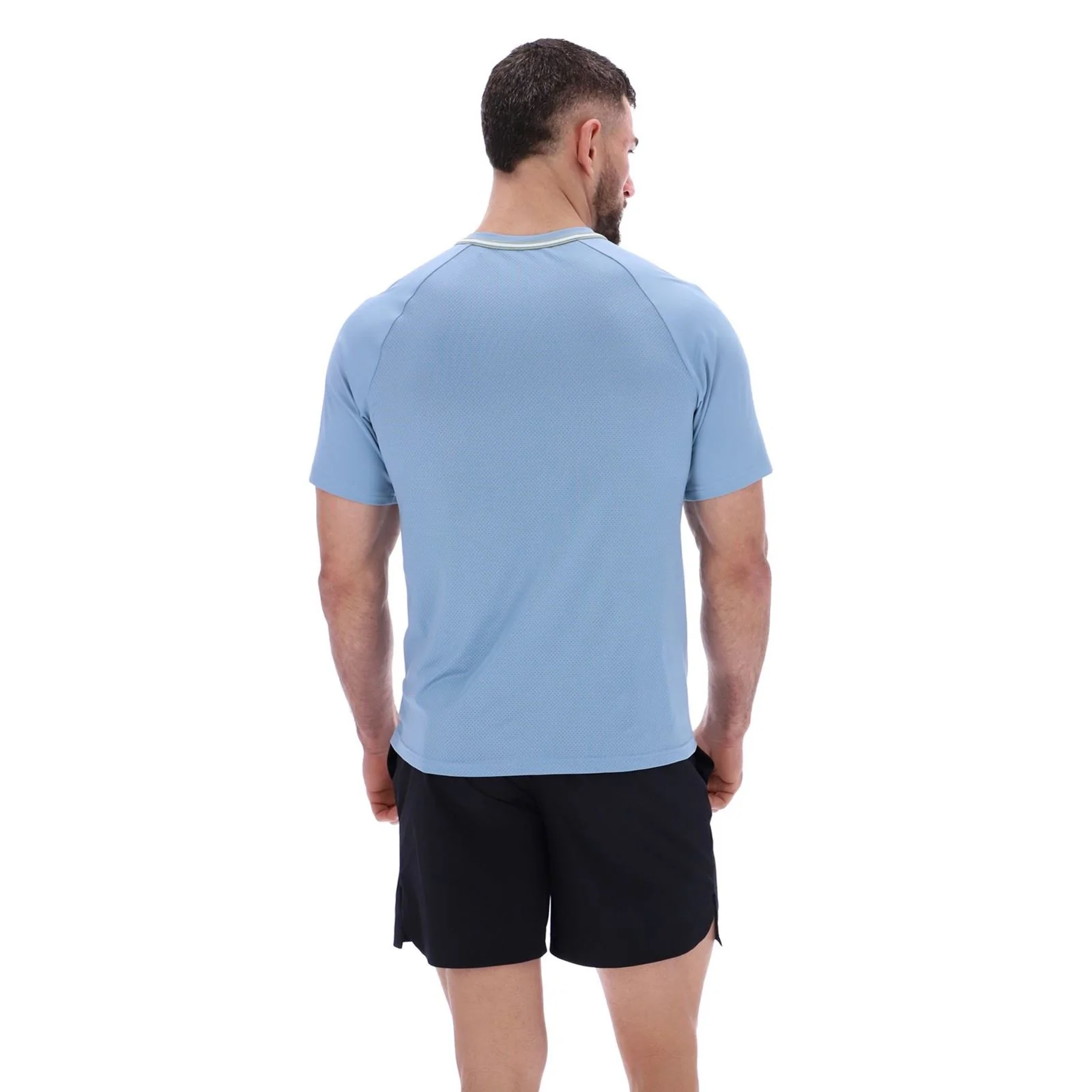 Ted Baker HARRISON TBMTA251 Polyester Men's Blue Activewear T-Shirts - Image 2
