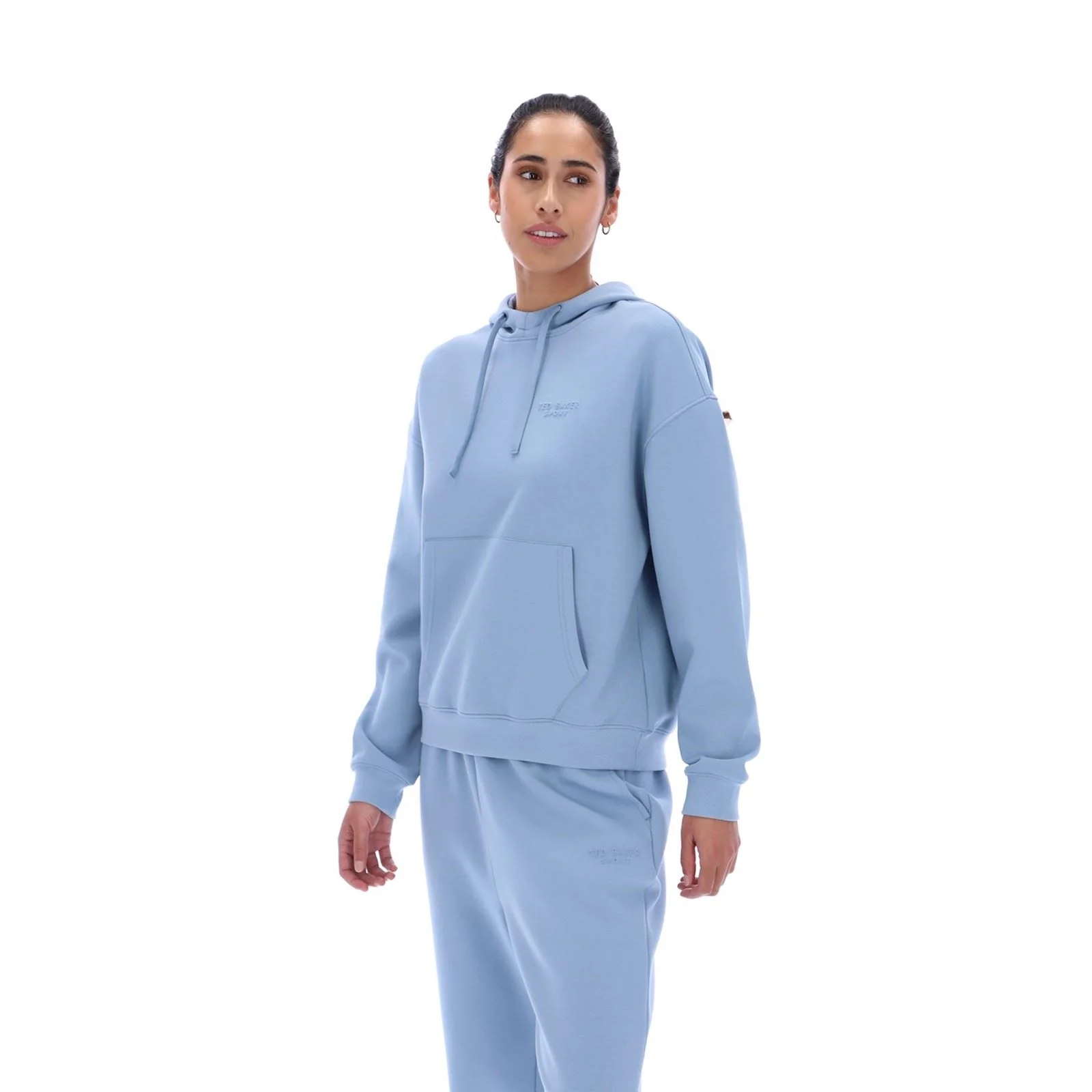 Ted Baker HEIDI TBWHSS2632 Polyester Women's Blue Hooded Sweatshirt - Image 3