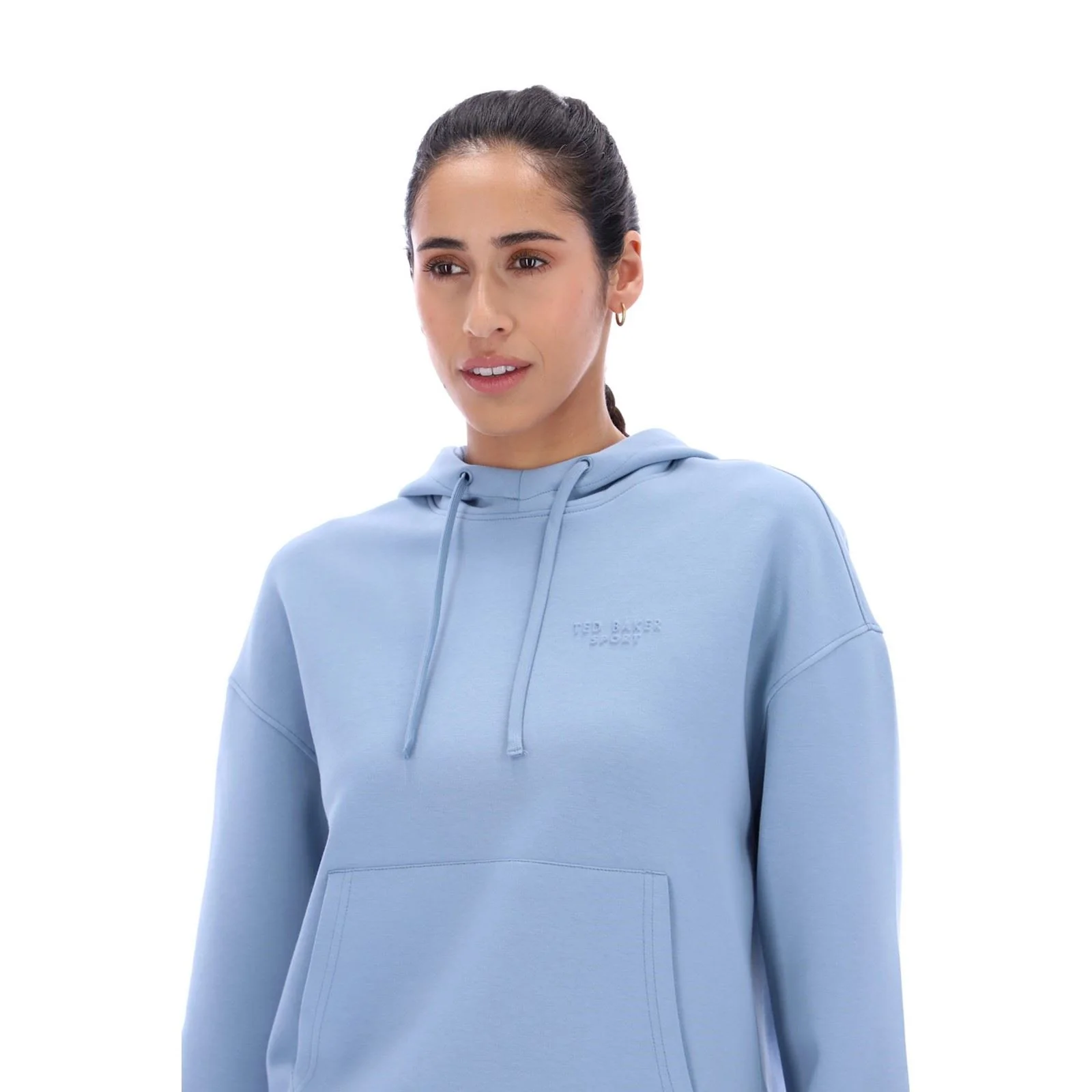 Ted Baker HEIDI TBWHSS2632 Polyester Women's Blue Hooded Sweatshirt - Image 5