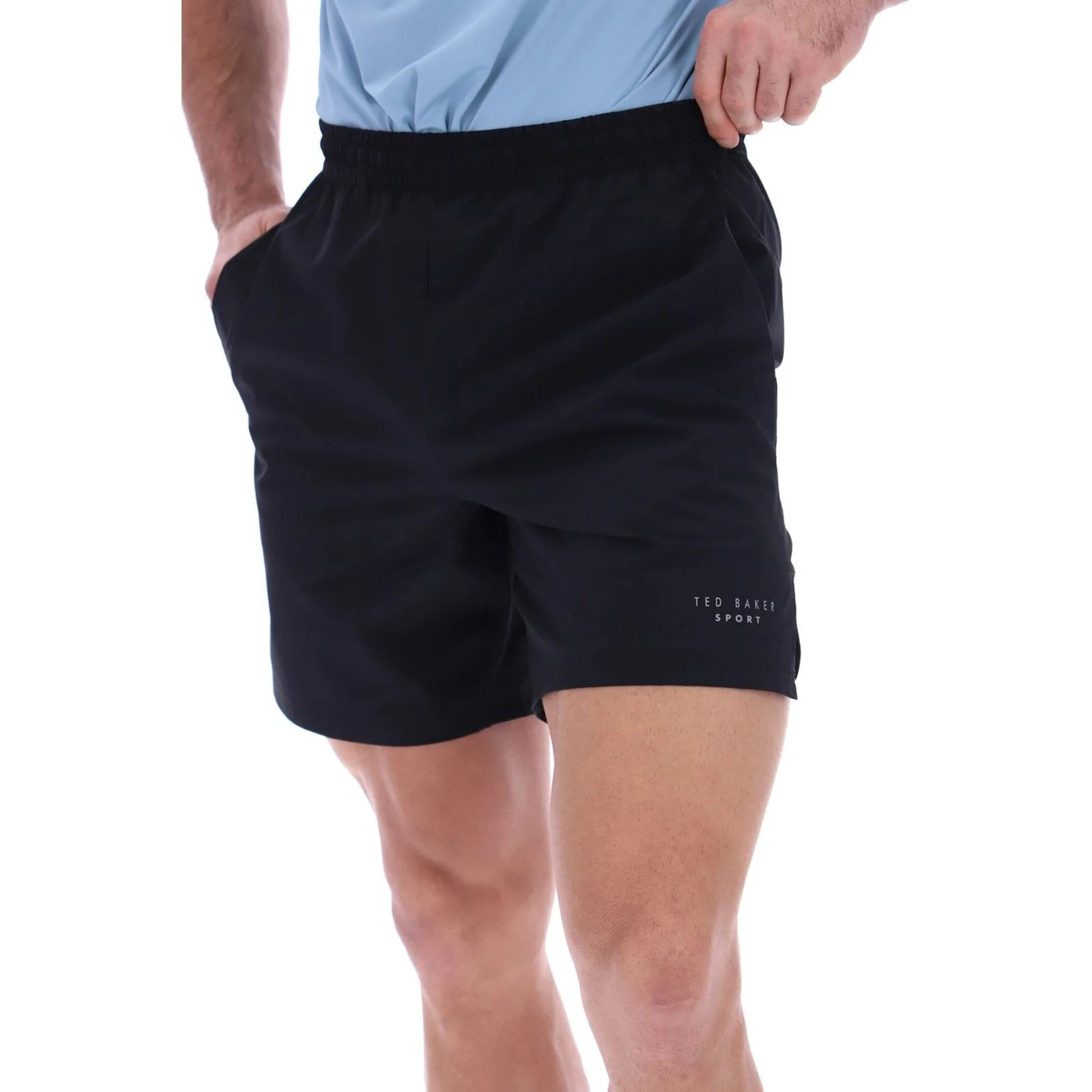 Ted Baker STANLEY TBMSS2636 Polyester Men's Black Activewear Shorts - Image 4