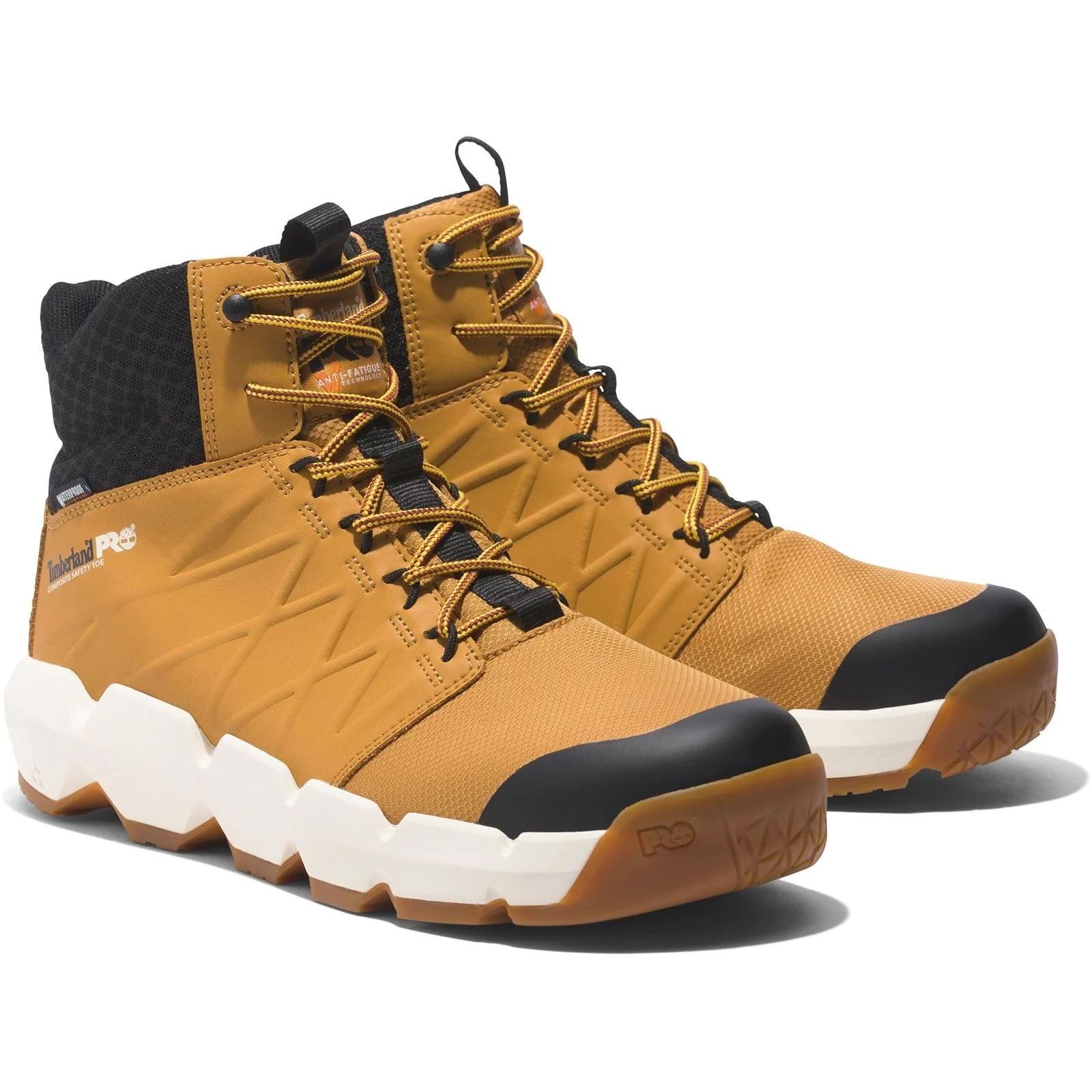 Timberland Pro Men's Morphix 6" Safety Boot in Wheat - Image 3