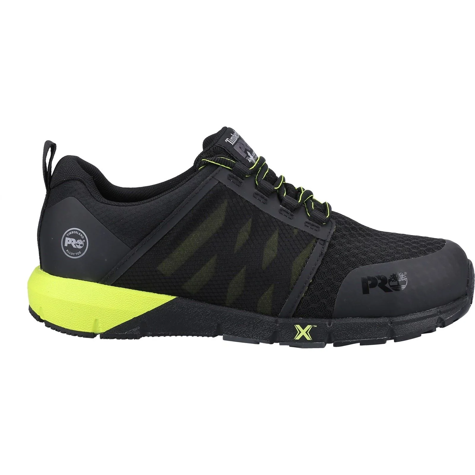 Timberland Pro Men's Radius Trainer in Black/Hi Viz Yellow - Image 4