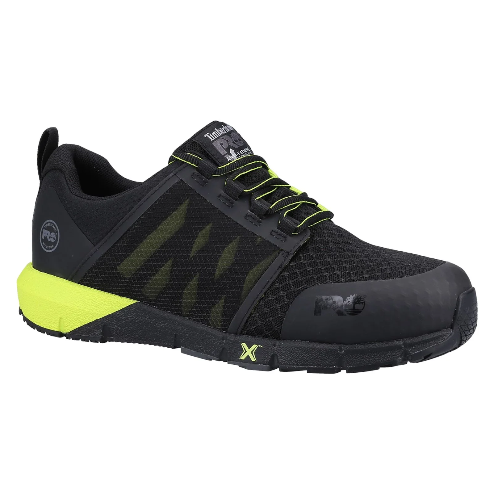 Timberland Pro Men's Radius Trainer in Black/Hi Viz Yellow - Image 5