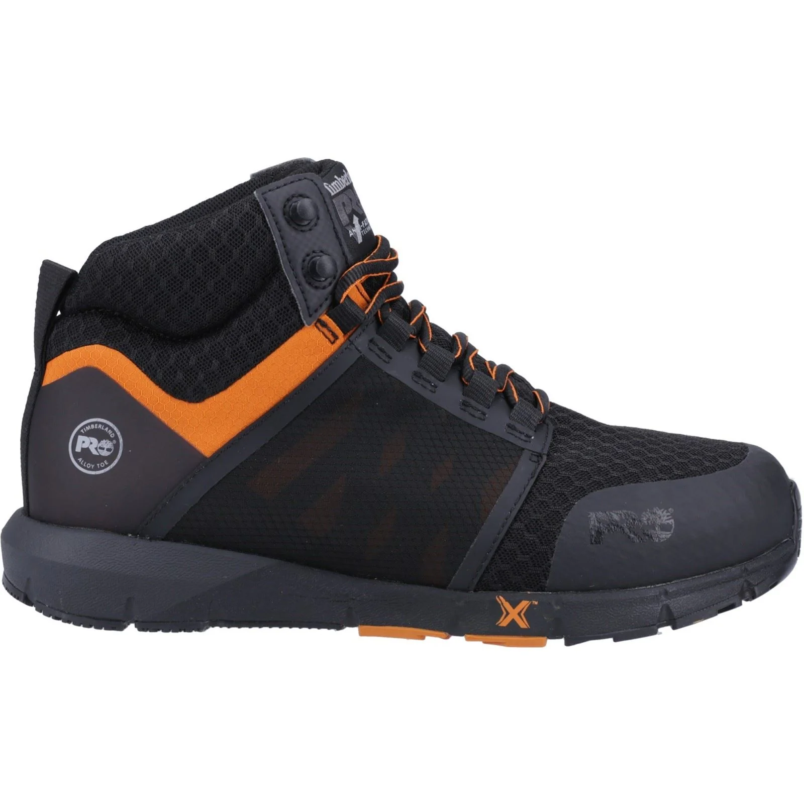 Timberland Pro Men's Radius Boot in Black/Orange - Image 4