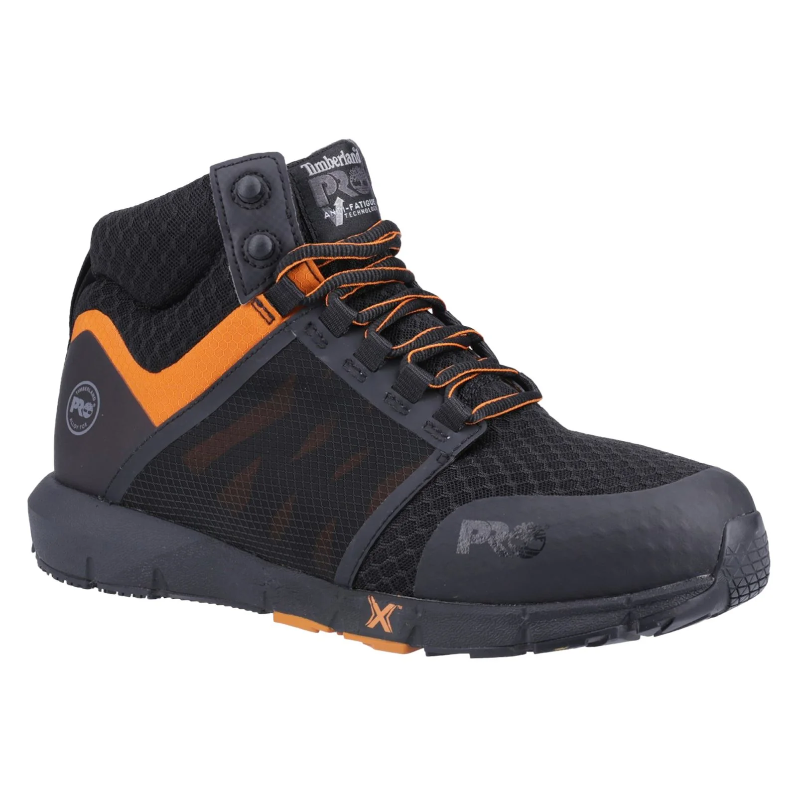 Timberland Pro Men's Radius Boot in Black/Orange - Image 7