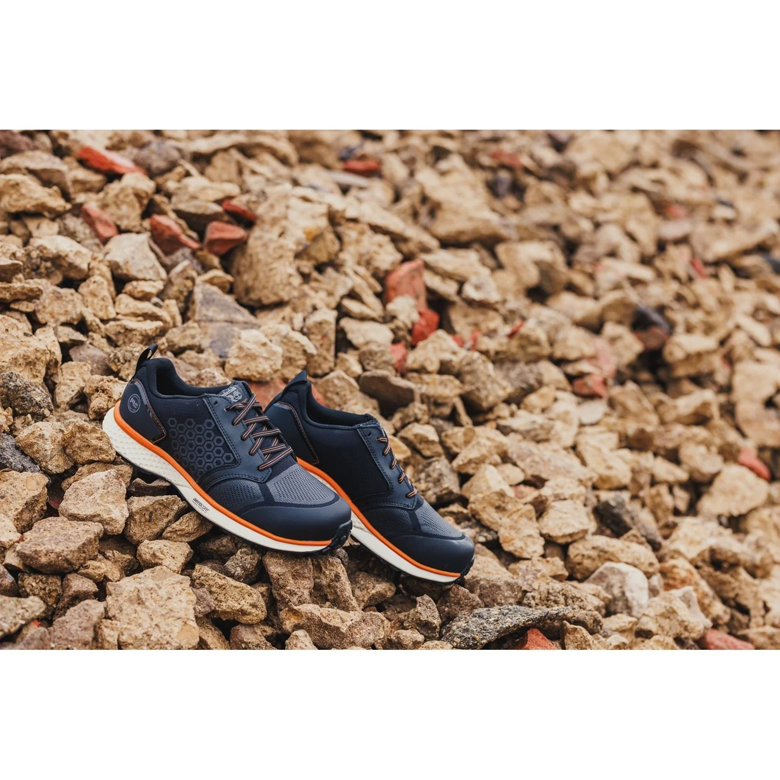 Timberland Pro Men's Reaxion Composite Safety Trainer in Black/Orange - Image 6