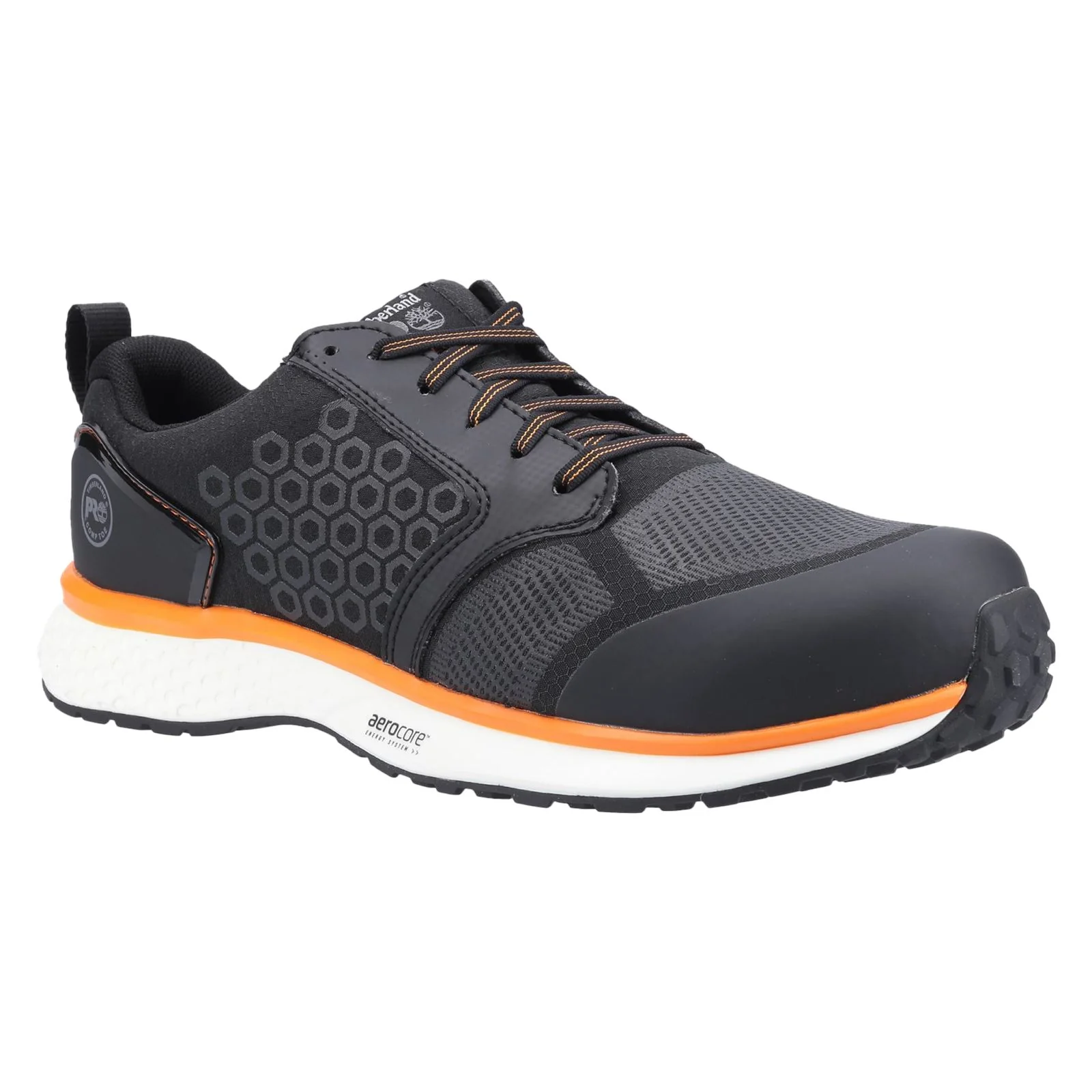 Timberland Pro Men's Reaxion Composite Safety Trainer in Black/Orange - Image 8