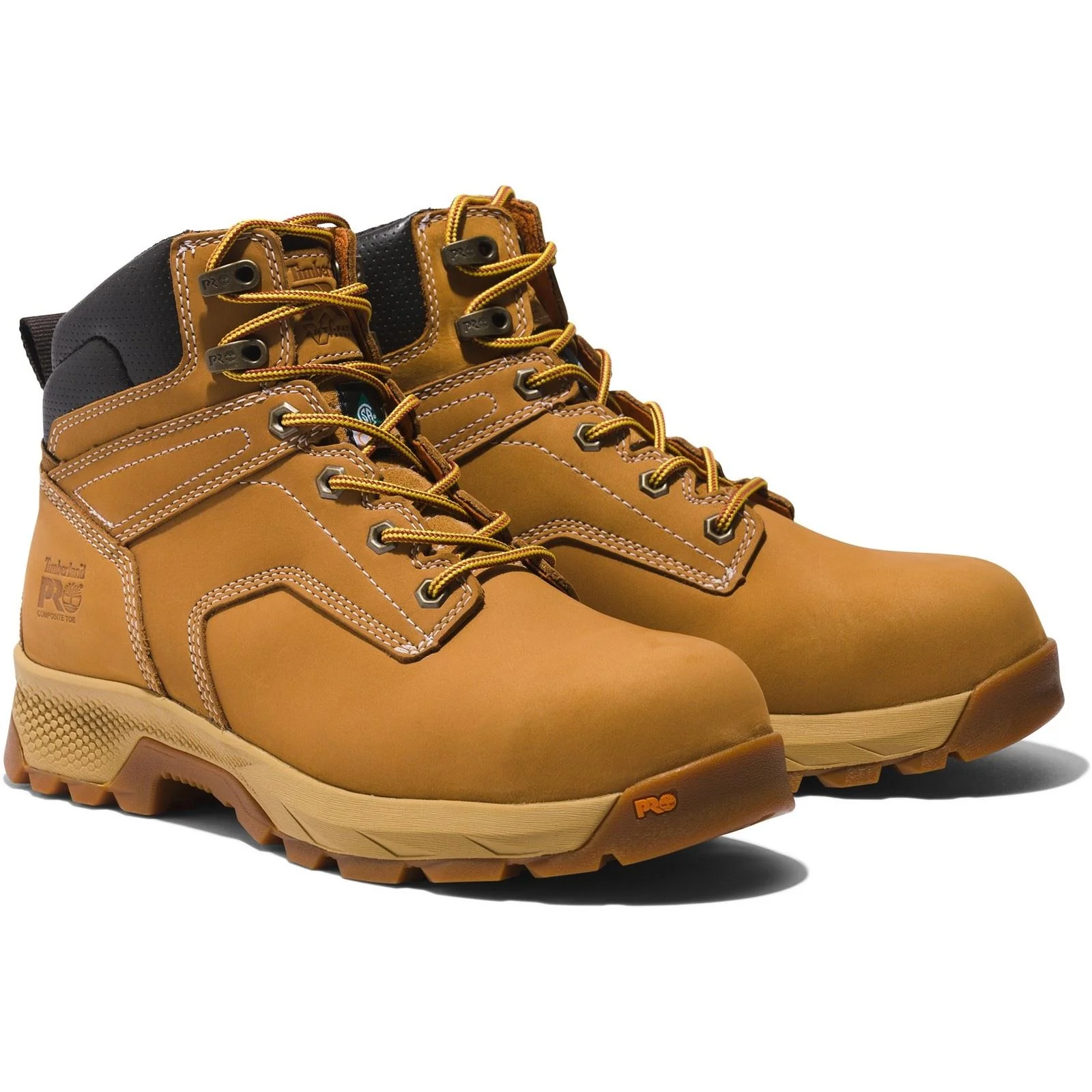 Timberland Pro Women's Titan 6" Safety Boot in Wheat - Image 3