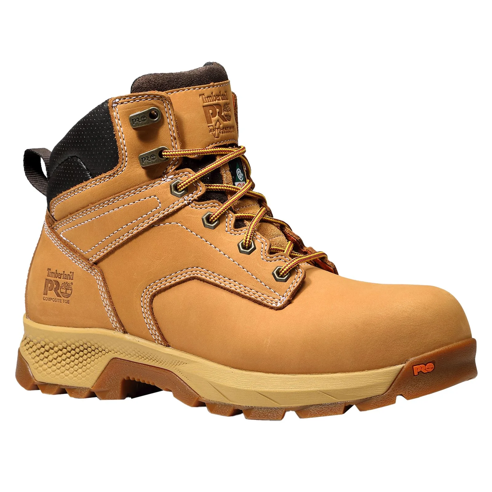 Timberland Pro Women's Titan 6" Safety Boot in Wheat - Image 9