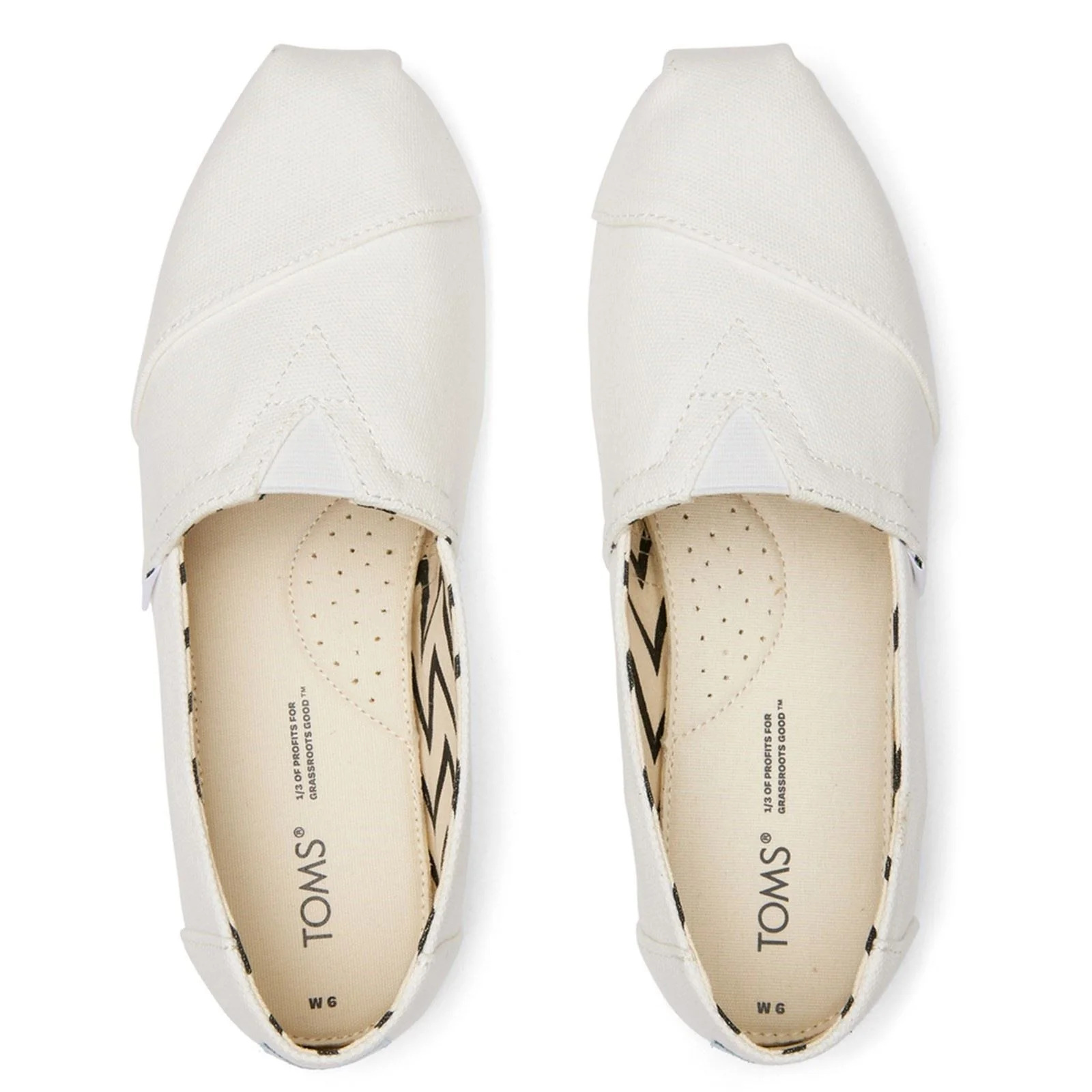TOMS Women's Alpargata Shoes in White - Image 4