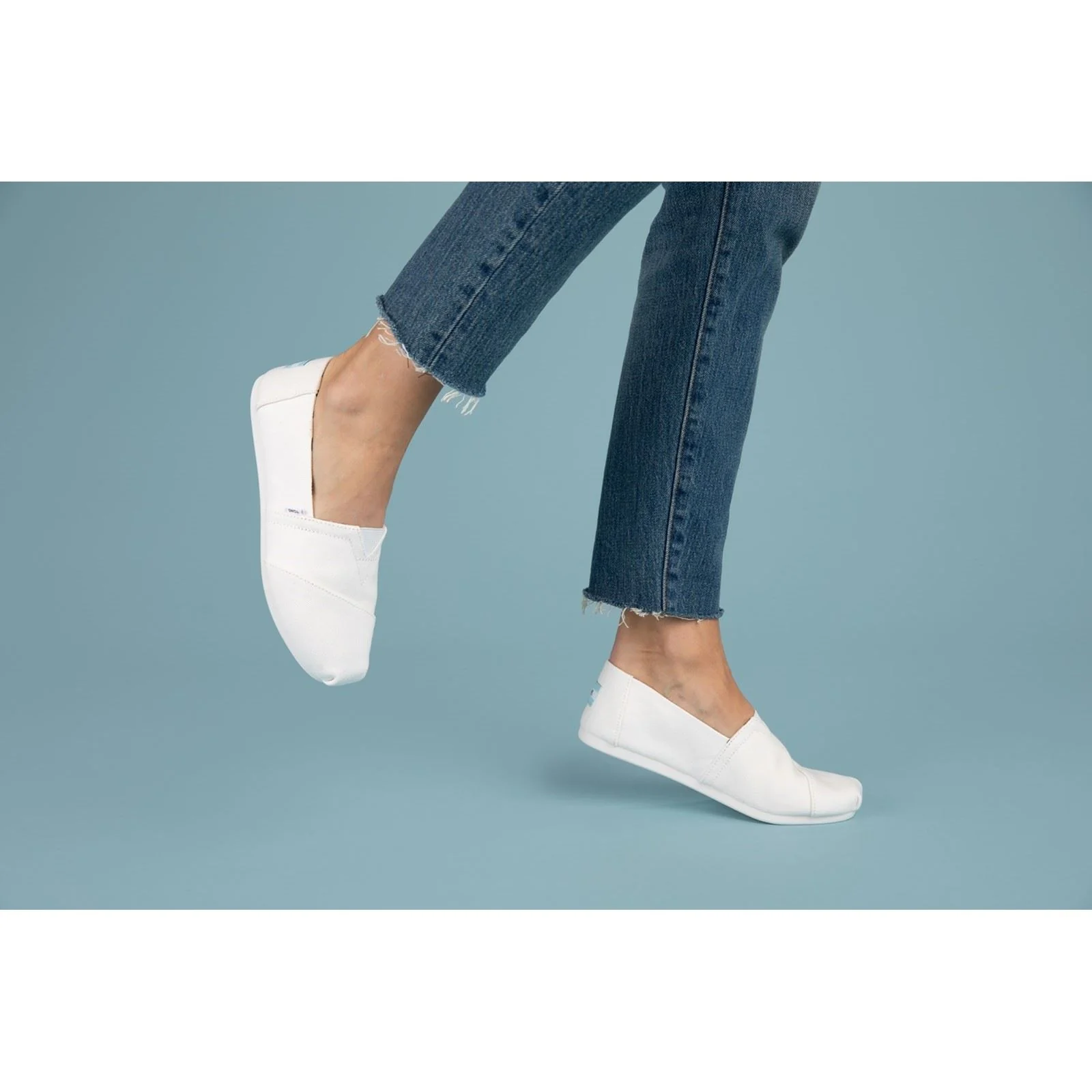TOMS Women's Alpargata Shoes in White - Image 6