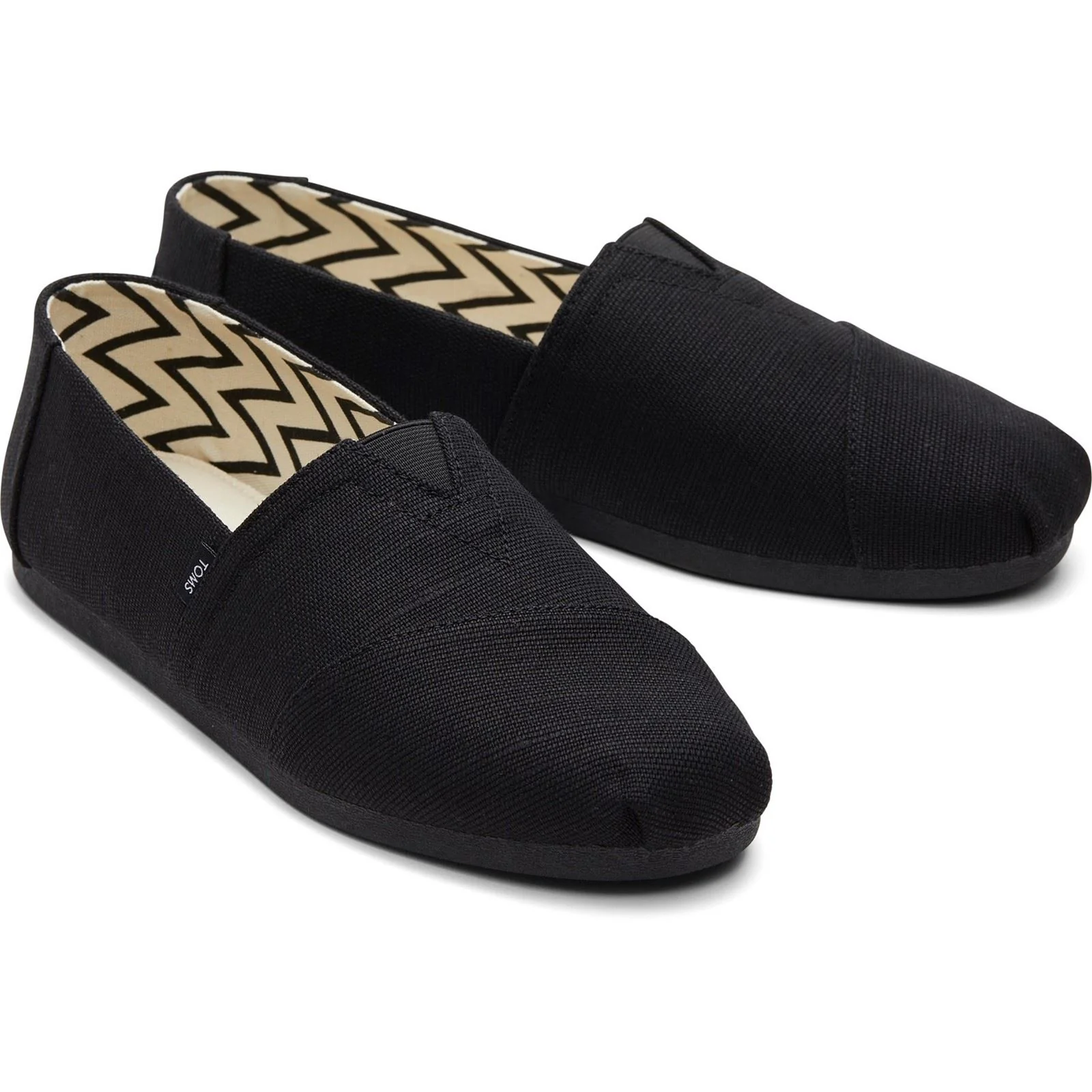 TOMS Alpargata Cotton Men's Black Shoes - Image 3