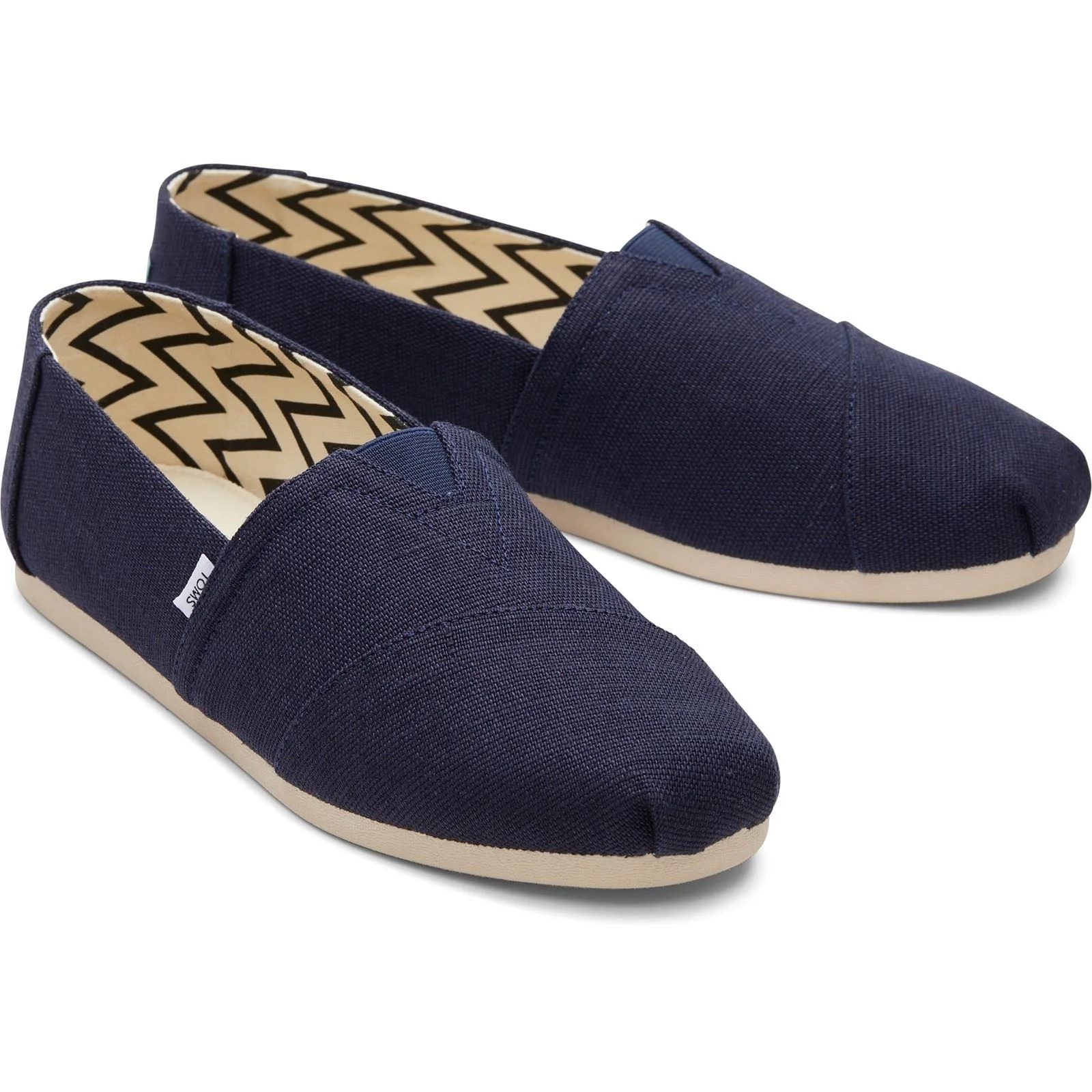 TOMS Alpargata Cotton Men's Navy Shoes - Image 3