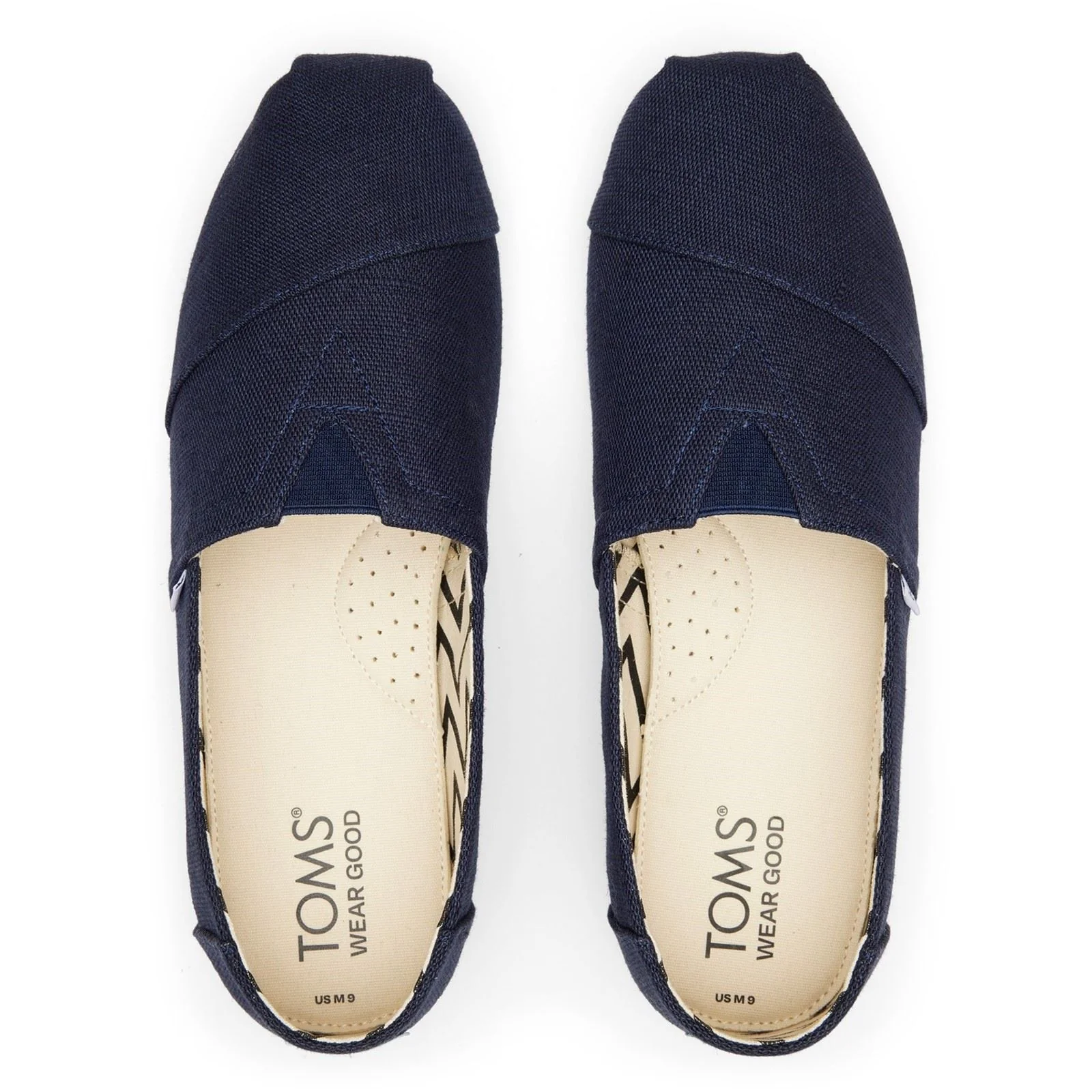 TOMS Alpargata Cotton Men's Navy Shoes - Image 5