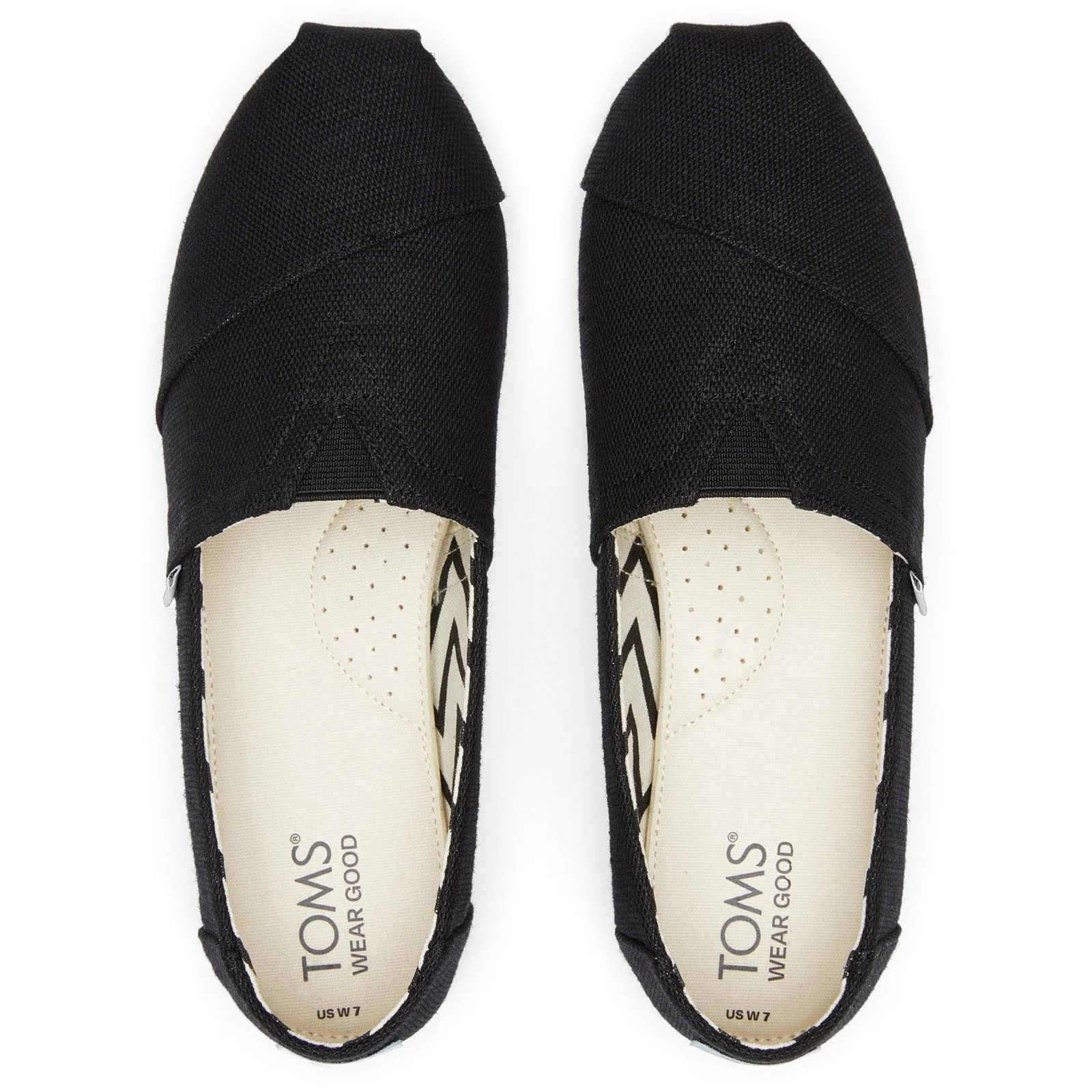 TOMS Alpargata Cotton Women's Black Trainers - Image 5