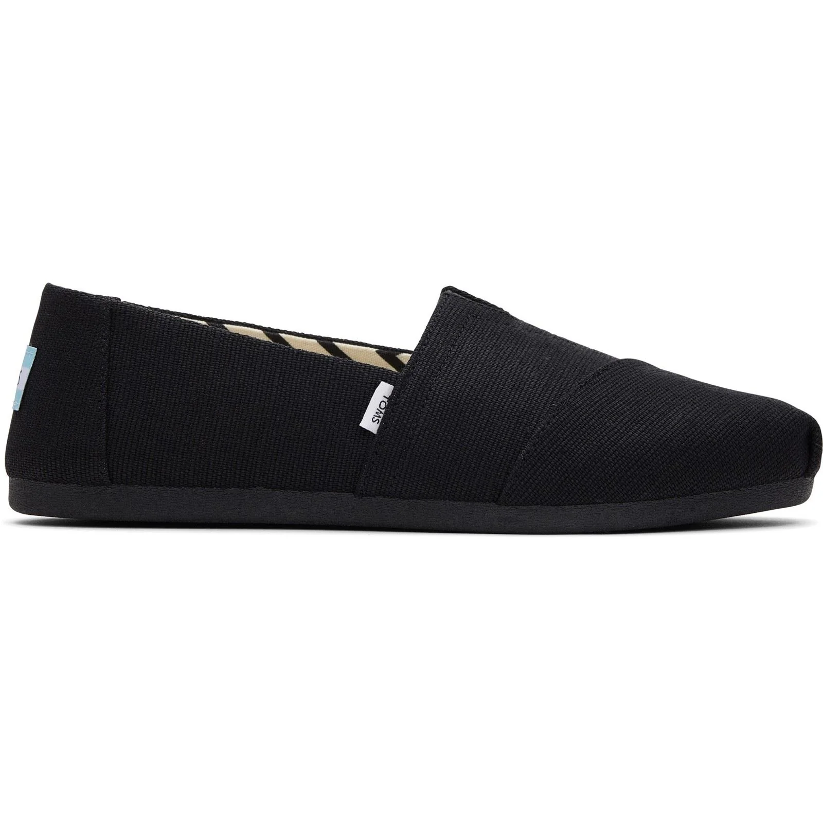 TOMS Alpargata Cotton Women's Black Trainers - Image 6