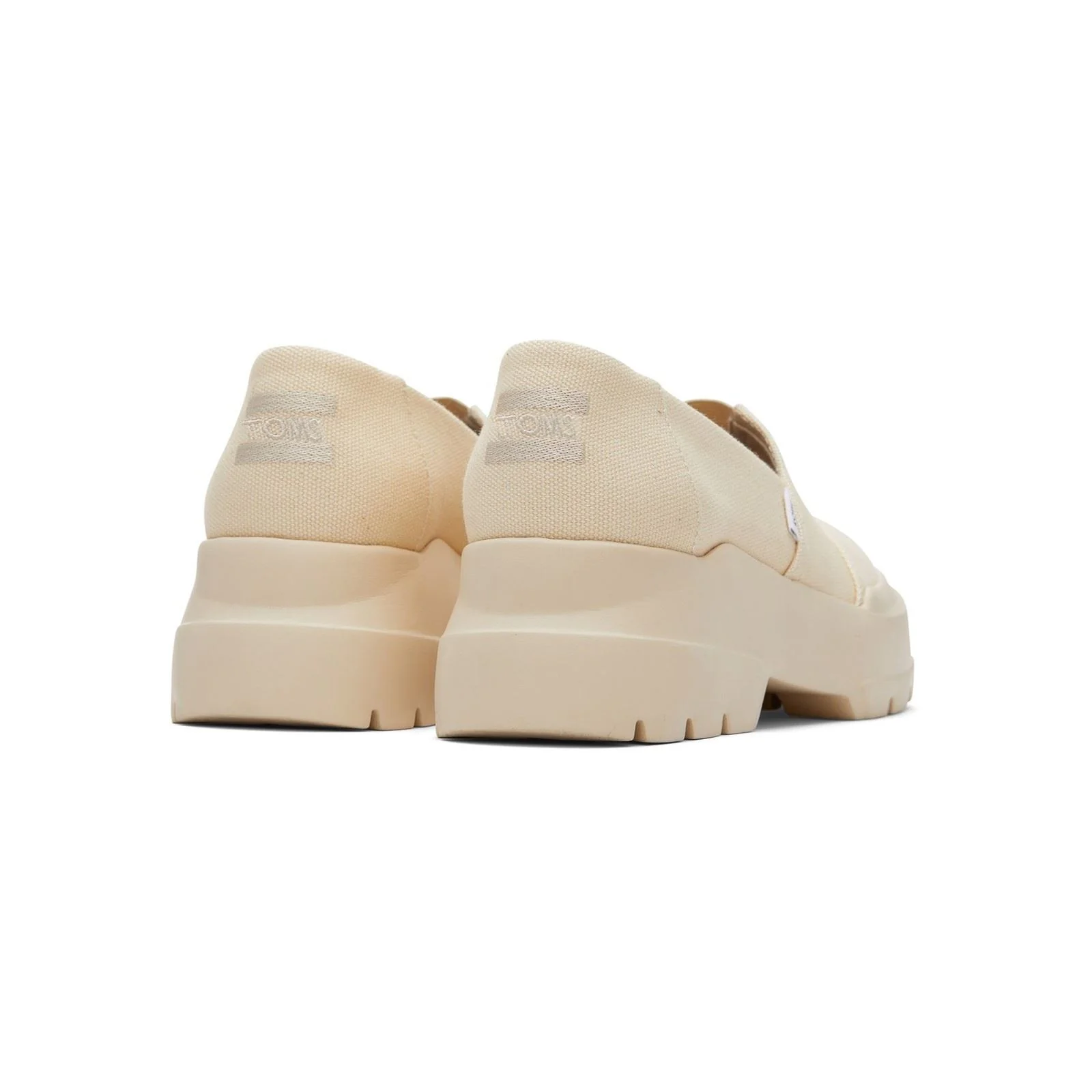 TOMS Alpargata Combat Low 100% Cotton Women's Beige Loafers - Image 2