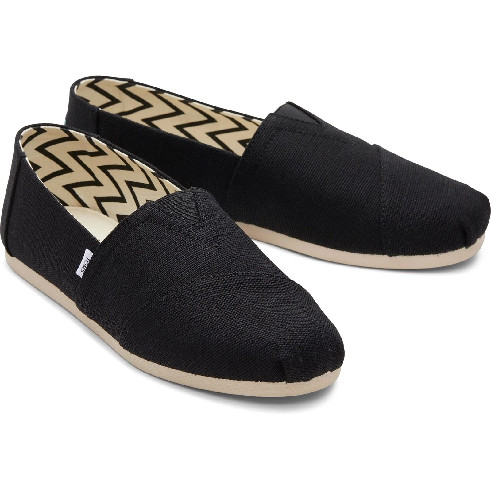 TOMS Alpargata Cotton Men's Black Shoes - Image 3