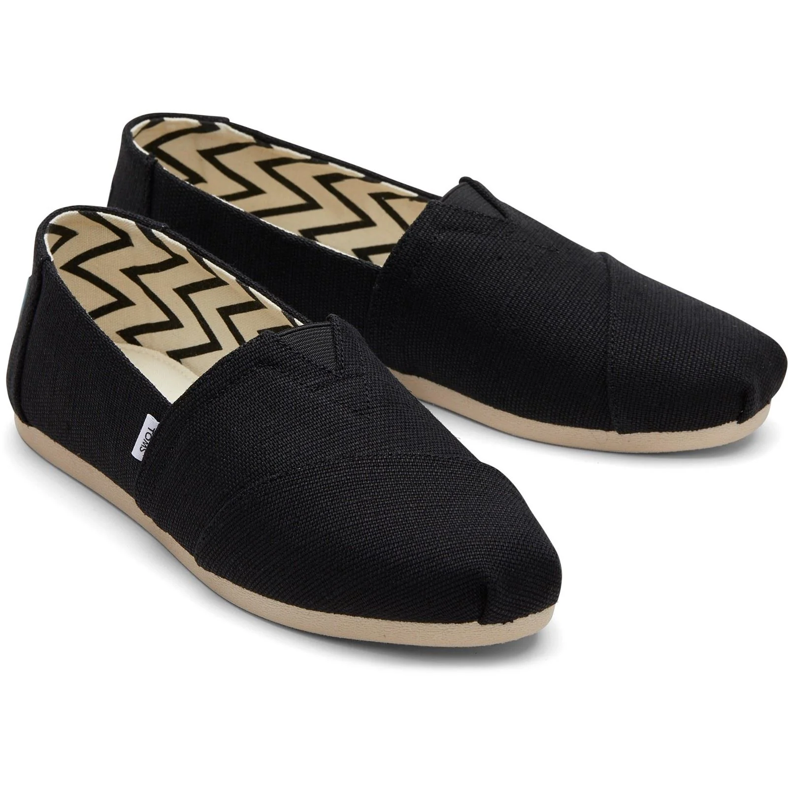 TOMS Alpargata Cotton Women's Black Shoes - Image 3