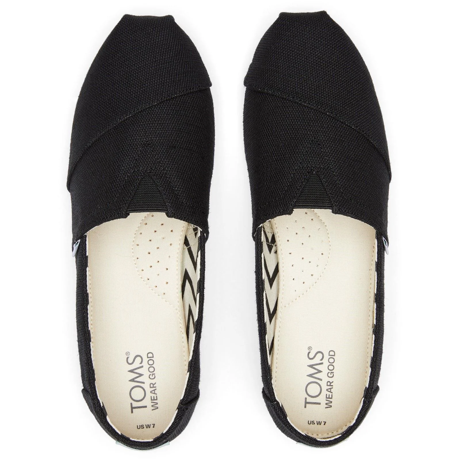 TOMS Alpargata Cotton Women's Black Shoes - Image 5