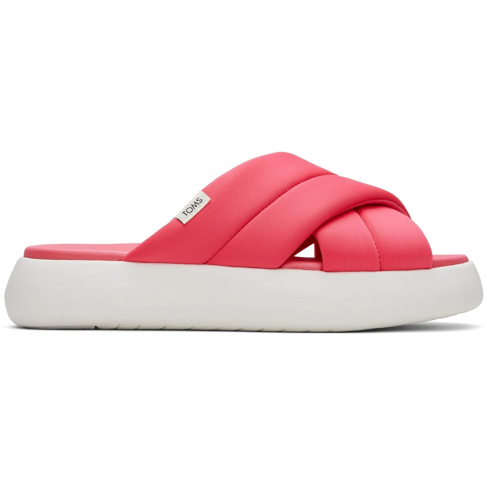 TOMS Alpargata Mallow Crossover Polyester Blend Women's Pink Slides - Image 4