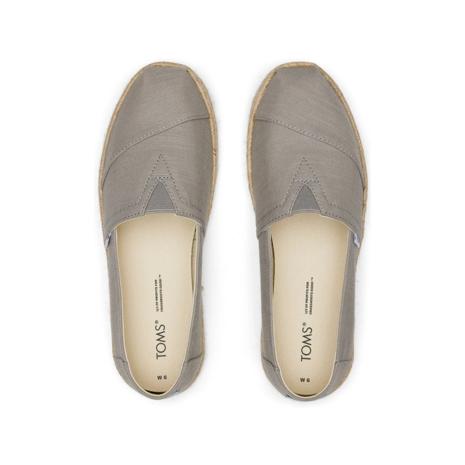 TOMS Women's Alpargata Rope Shoe in Drizzle Grey - Image 4