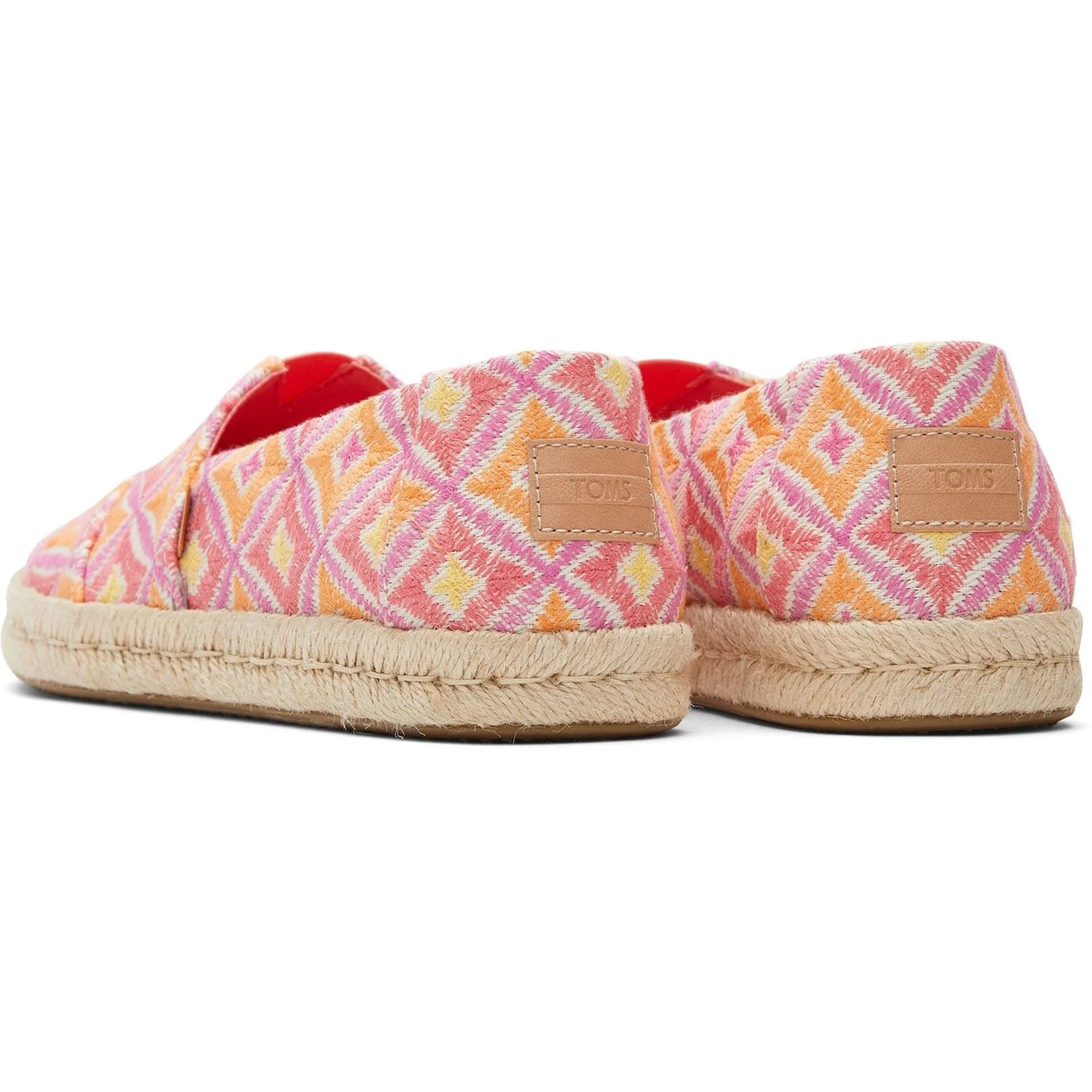 TOMS Alpargata Rope 2.0 Polyester Women's Shell Pink Espadrilles - Image 2