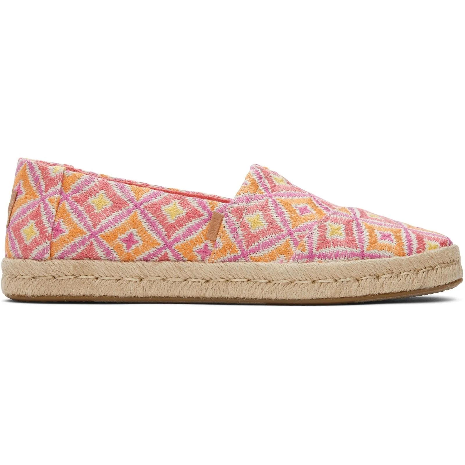 TOMS Alpargata Rope 2.0 Polyester Women's Shell Pink Espadrilles - Image 5