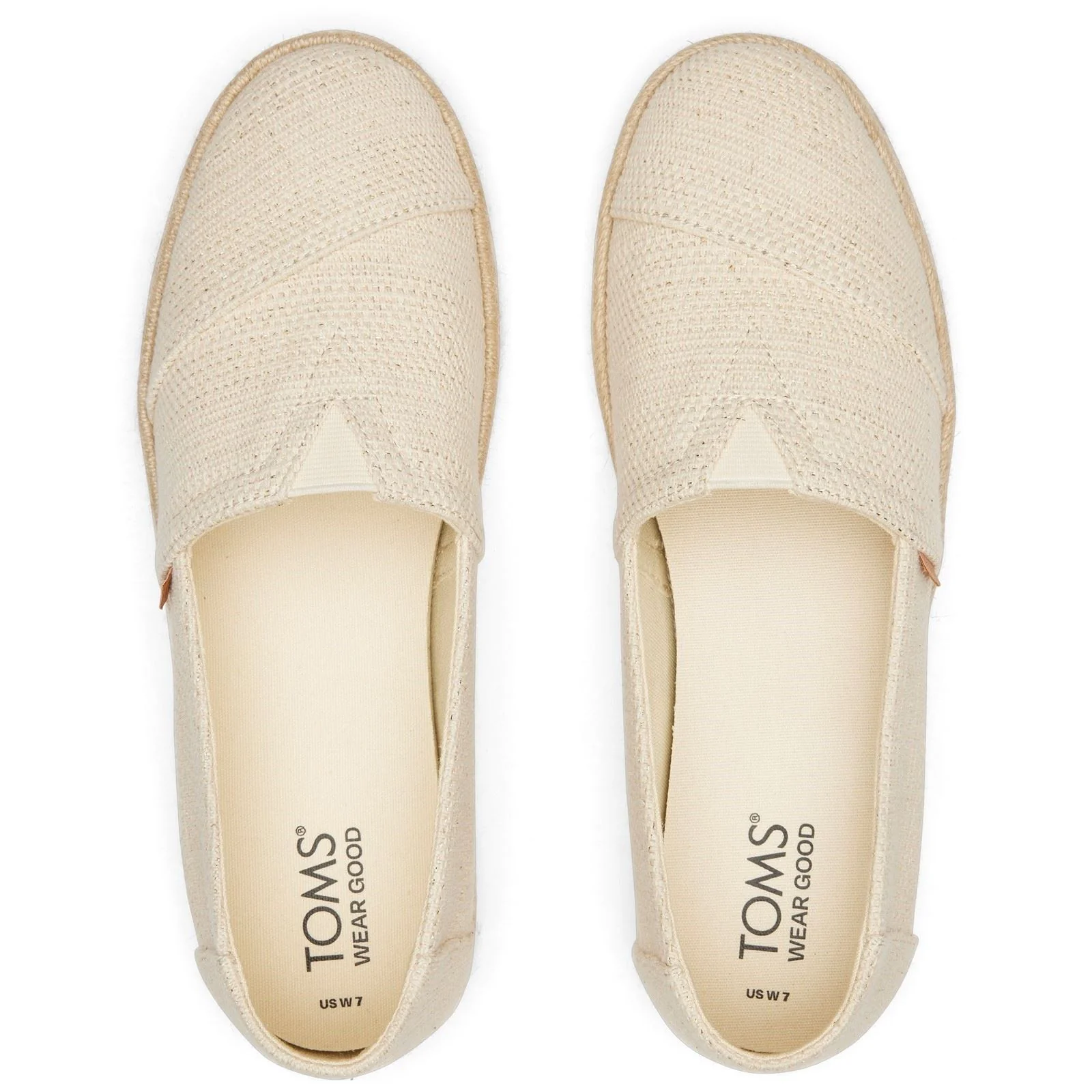 TOMS Alpargata Rope 2.0 Textile Women's Natural Espadrilles - Image 4