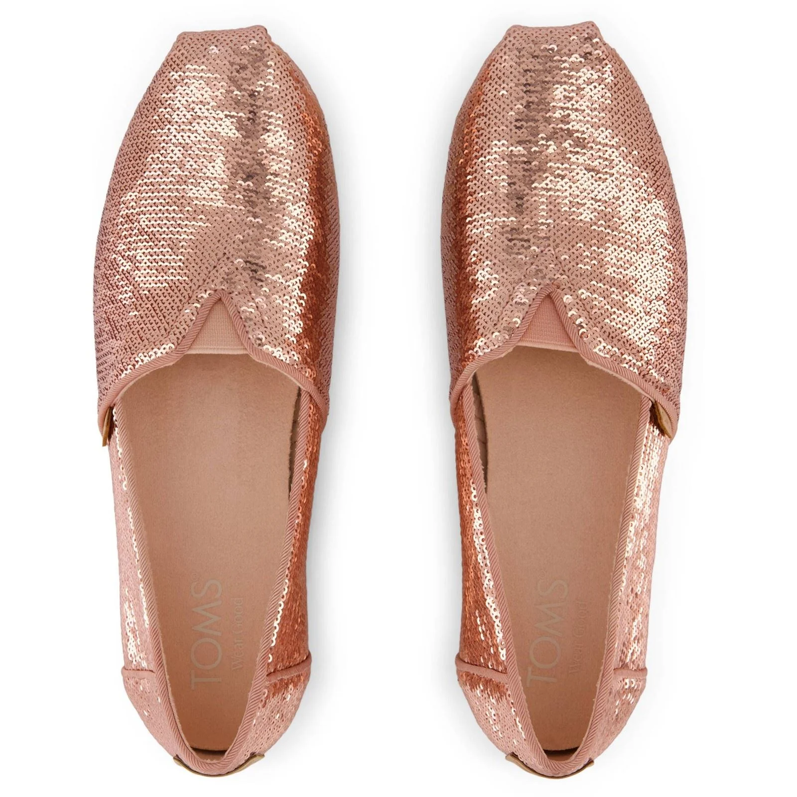 TOMS Alpargata Sequins Textile Women's Rose Espadrilles - Image 4